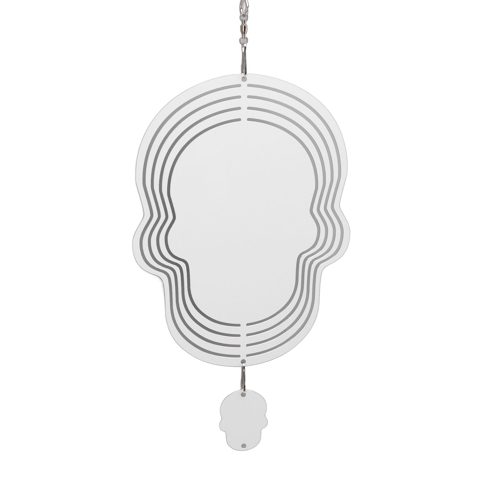 Wind Chime White Simple Delicate Decorative Weather Resistance Ornament for view 10