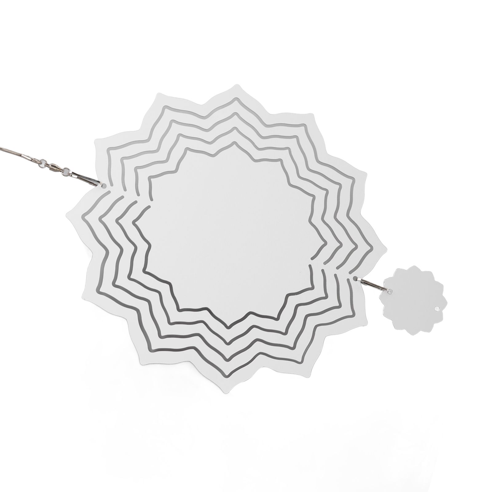 Wind Chime White Simple Delicate Decorative Weather Resistance Ornament for view 3
