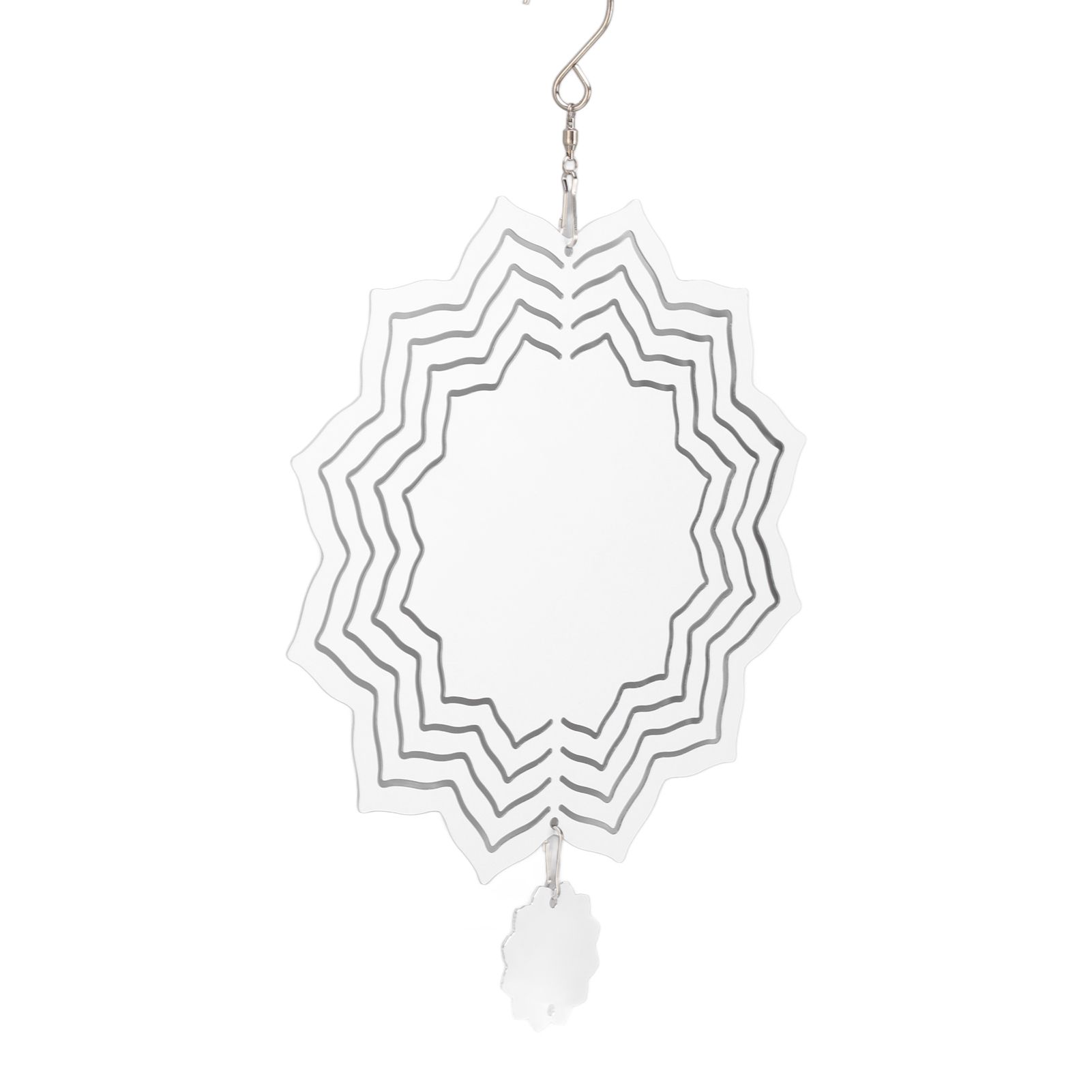 Wind Chime White Simple Delicate Decorative Weather Resistance Ornament for view 4