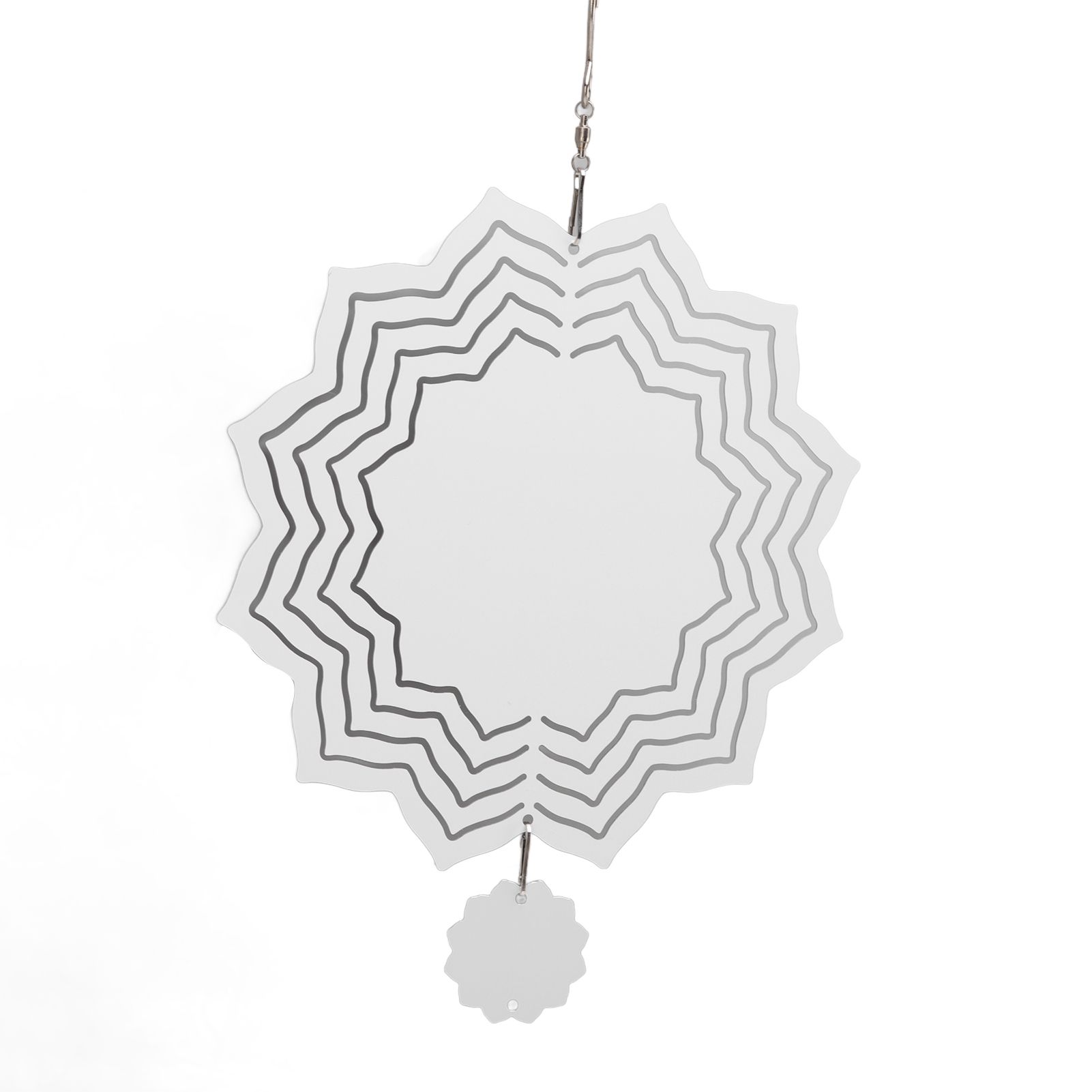 Wind Chime White Simple Delicate Decorative Weather Resistance Ornament for view 5