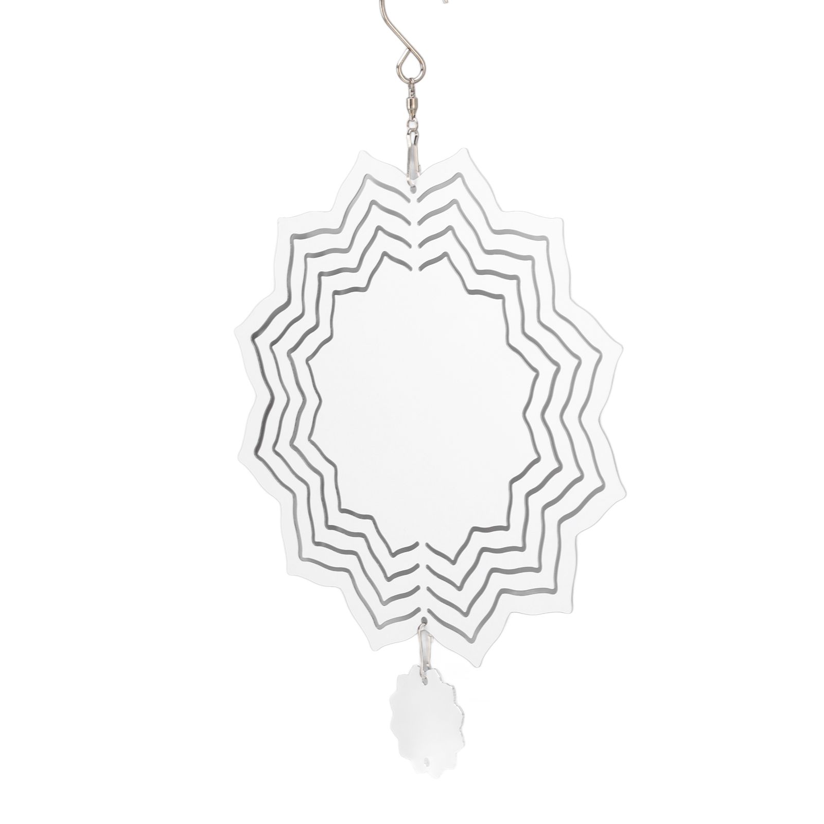 Wind Chime White Simple Delicate Decorative Weather Resistance Ornament for view 6
