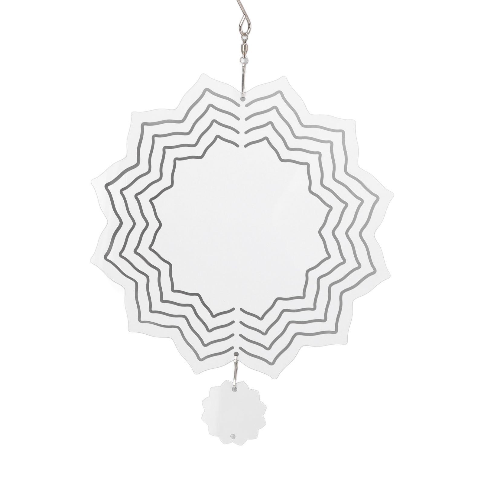Wind Chime White Simple Delicate Decorative Weather Resistance Ornament for view 7