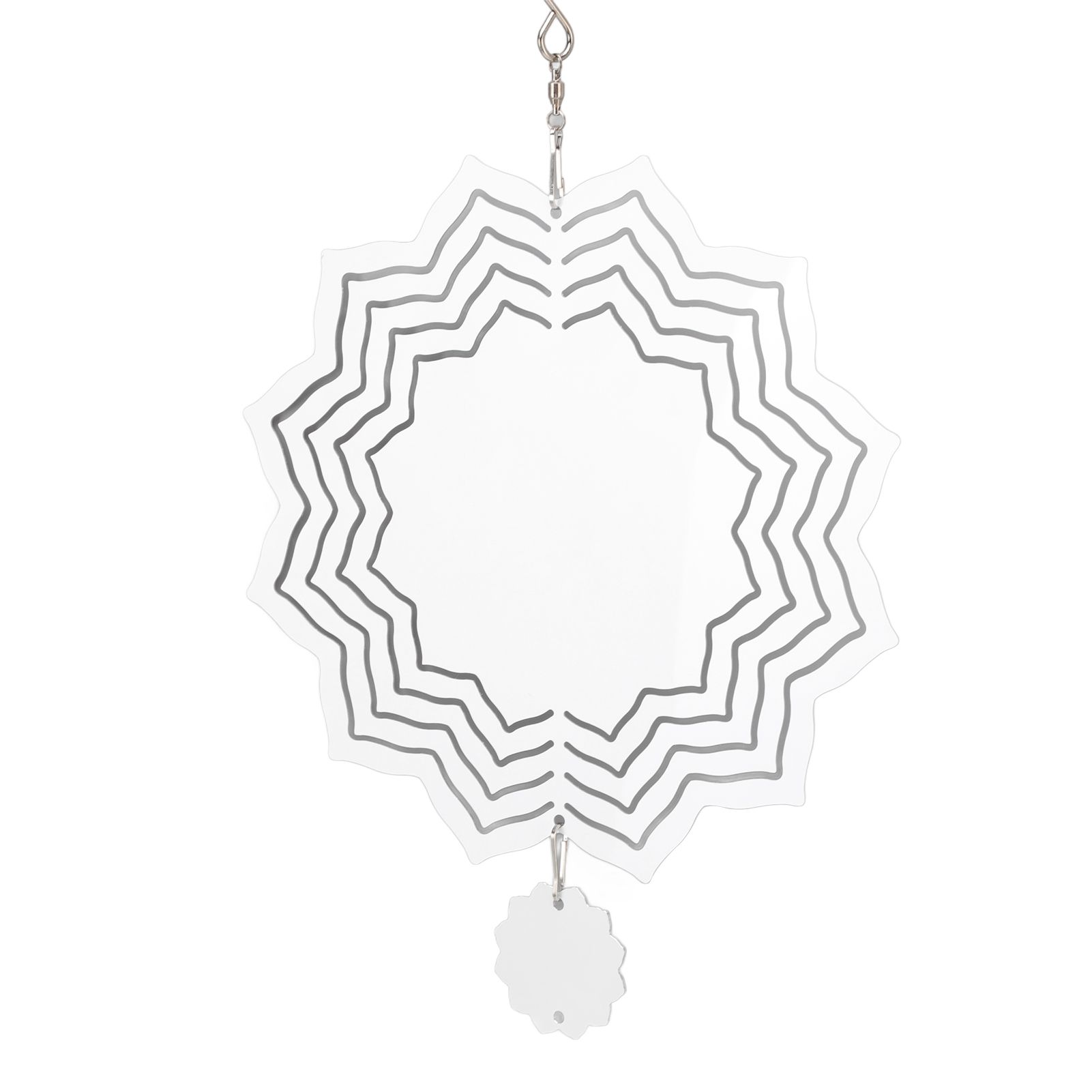 Wind Chime White Simple Delicate Decorative Weather Resistance Ornament for view 8