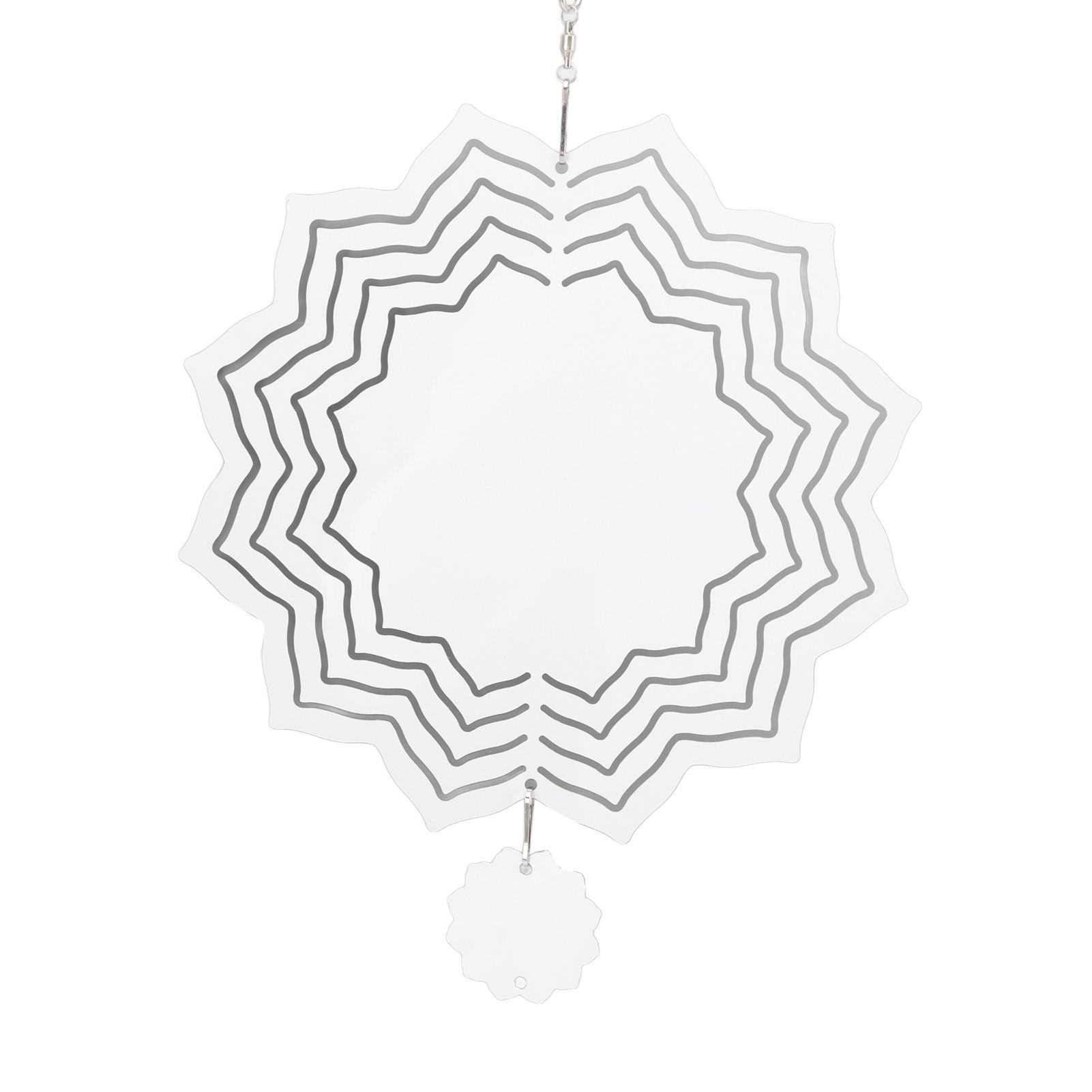 Wind Chime White Simple Delicate Decorative Weather Resistance Ornament for view 9