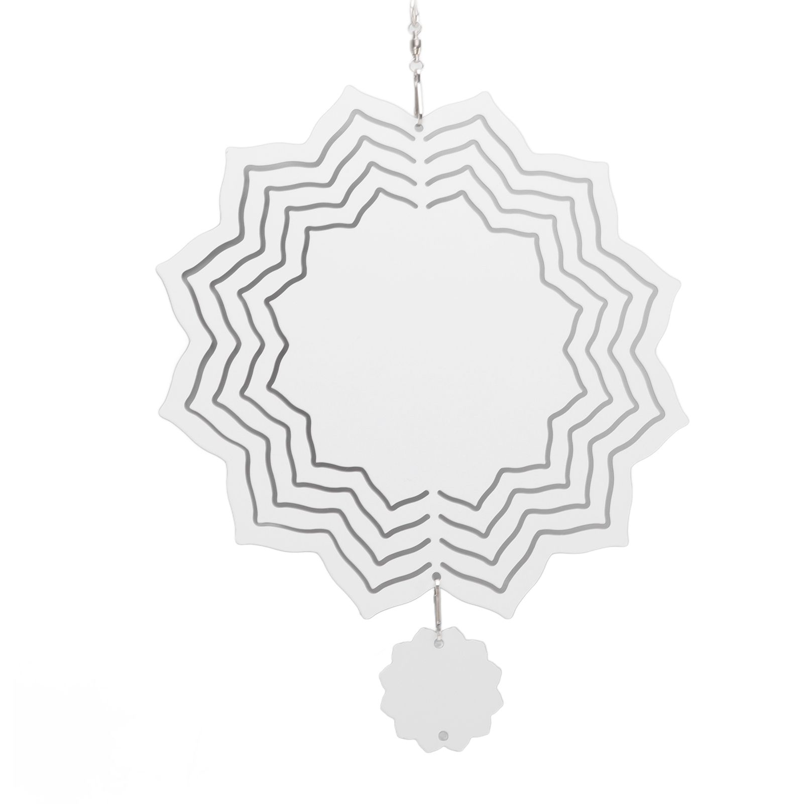 Wind Chime White Simple Delicate Decorative Weather Resistance Ornament for view 10