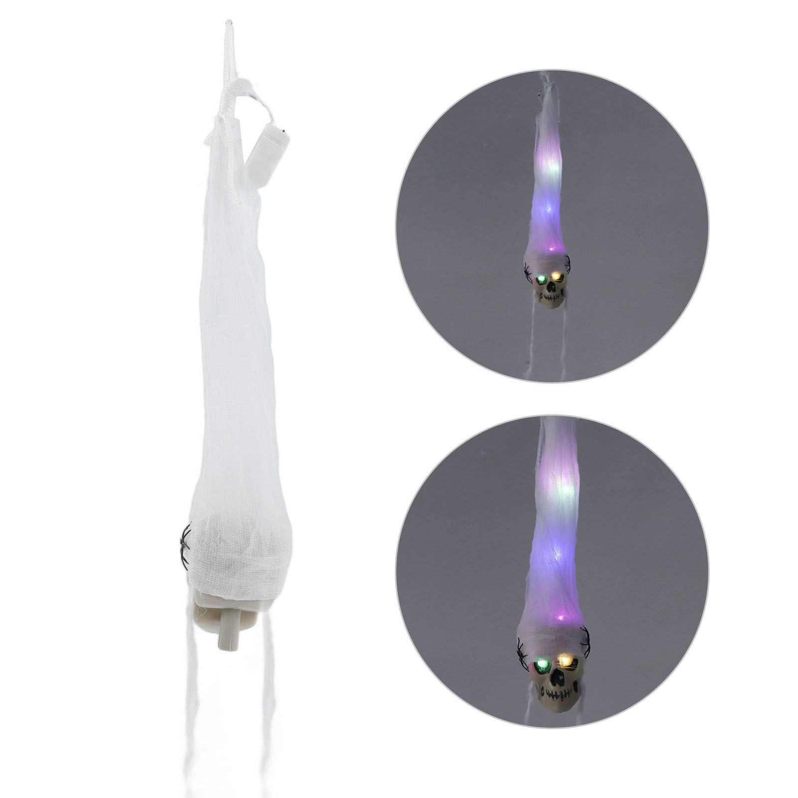 Hanging LED Skull Decoration Hanging LED Halloween Decoration for Indoor view 10