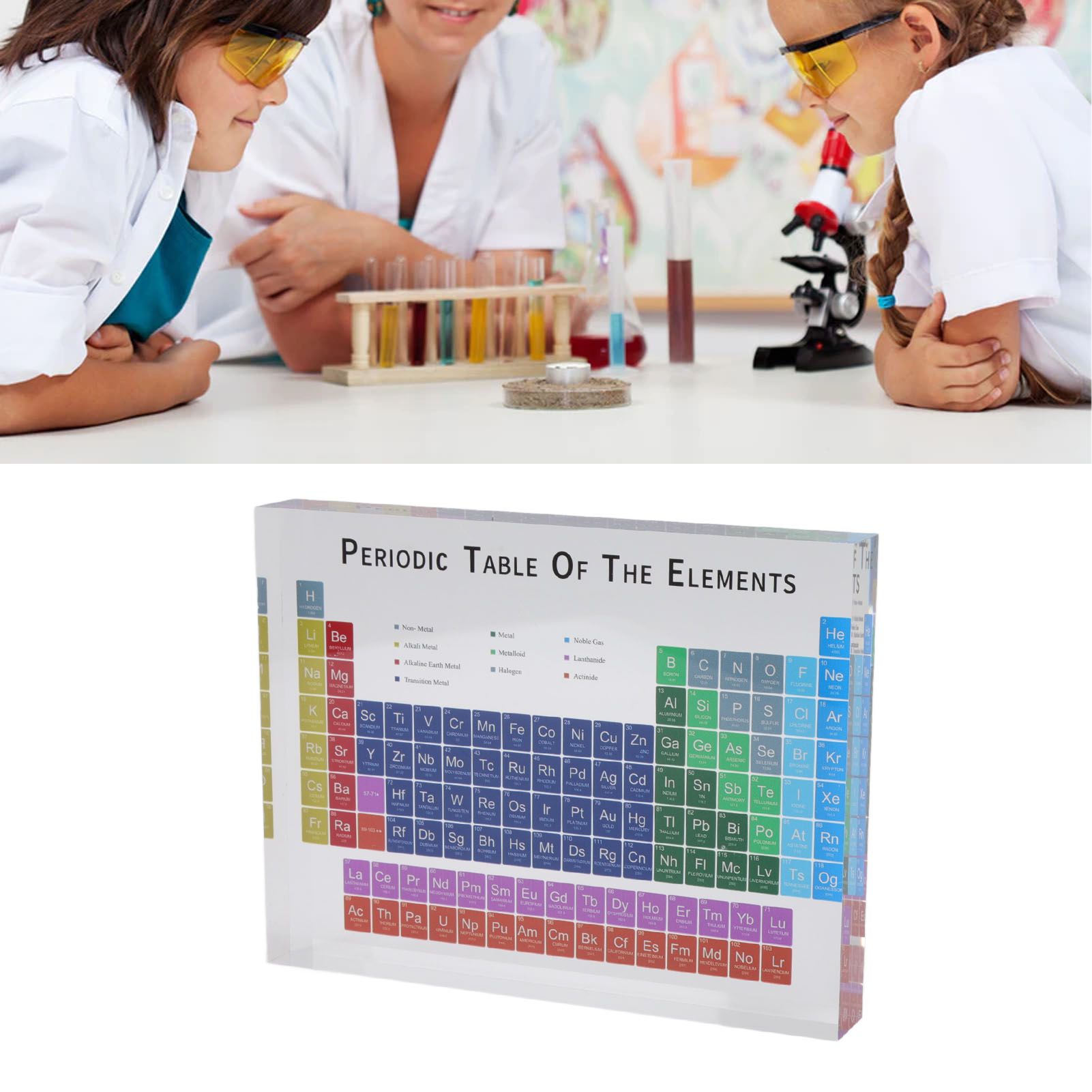Educational Periodic Table Decoration Safe Odorless Modern Acrylic Periodic view 11
