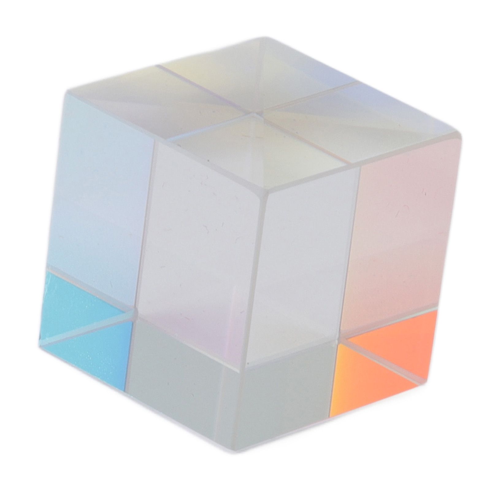 Prism Cube Optical Glass RGB Dispersion Color Cube Sun Catcher X Cube Prism