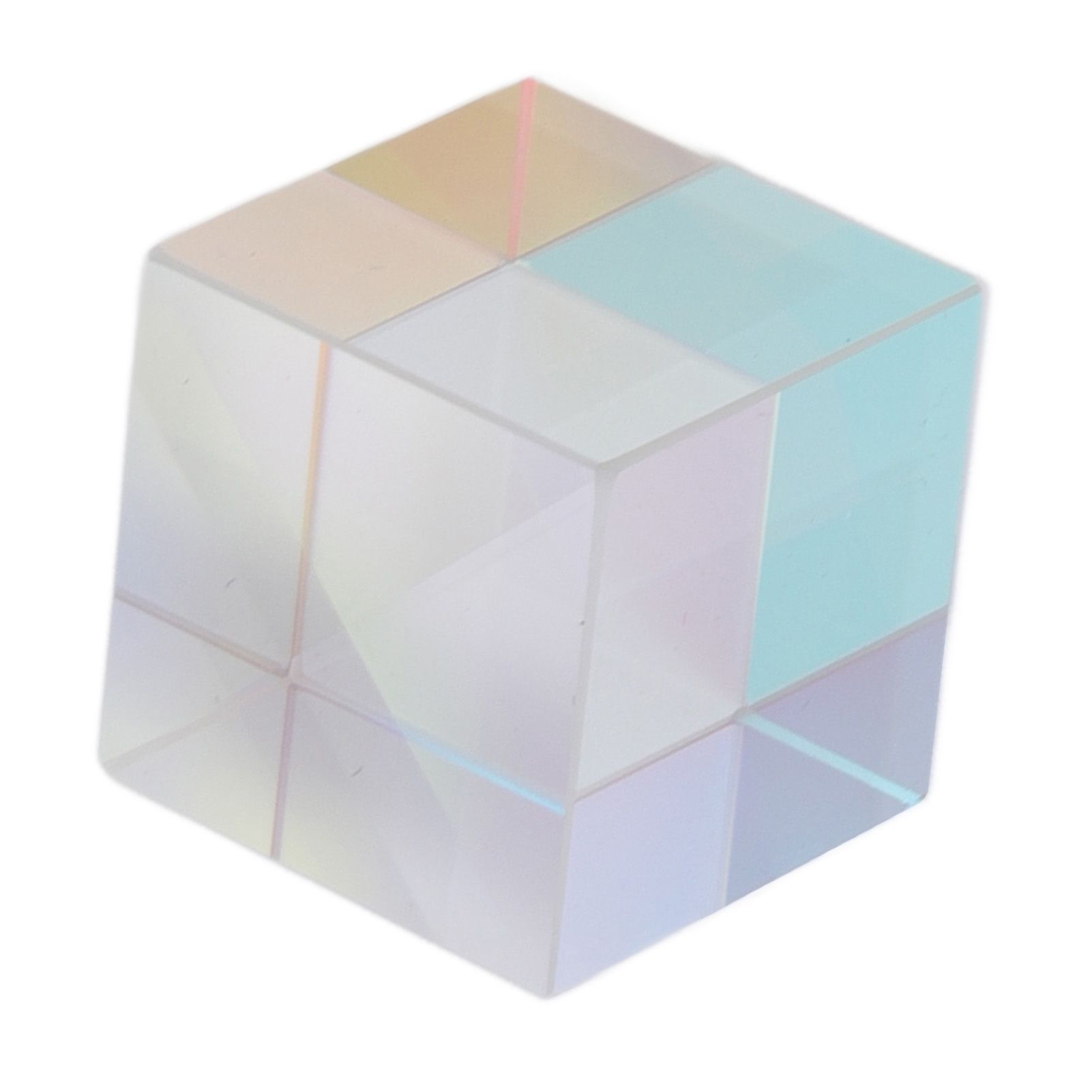 Prism Cube Optical Glass RGB Dispersion Color Cube Sun Catcher X Cube Prism view 5