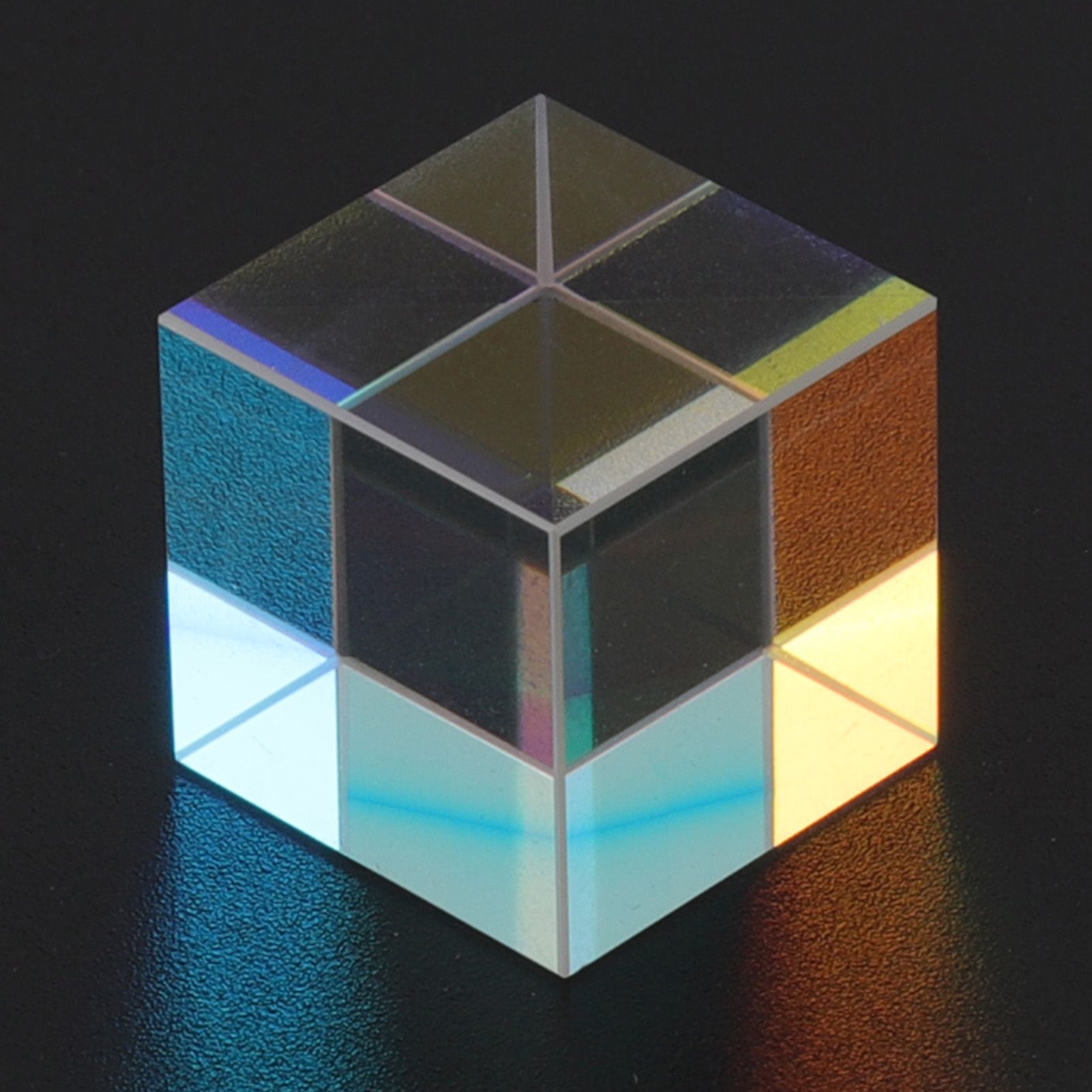 Prism Cube Optical Glass RGB Dispersion Color Cube Sun Catcher X Cube Prism view 13
