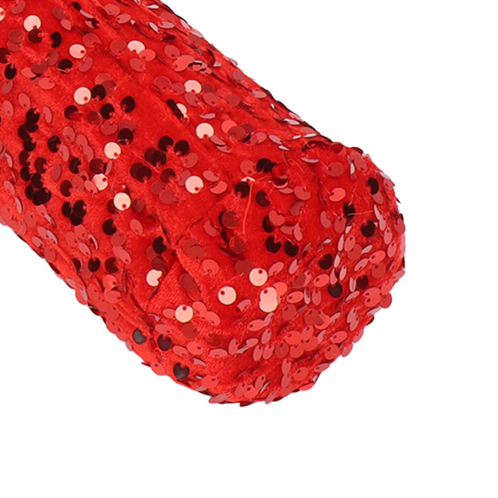 Christmas Wine Bottle Cover Beautiful Shiny Sequin Cloth Decorative Bottle view 13
