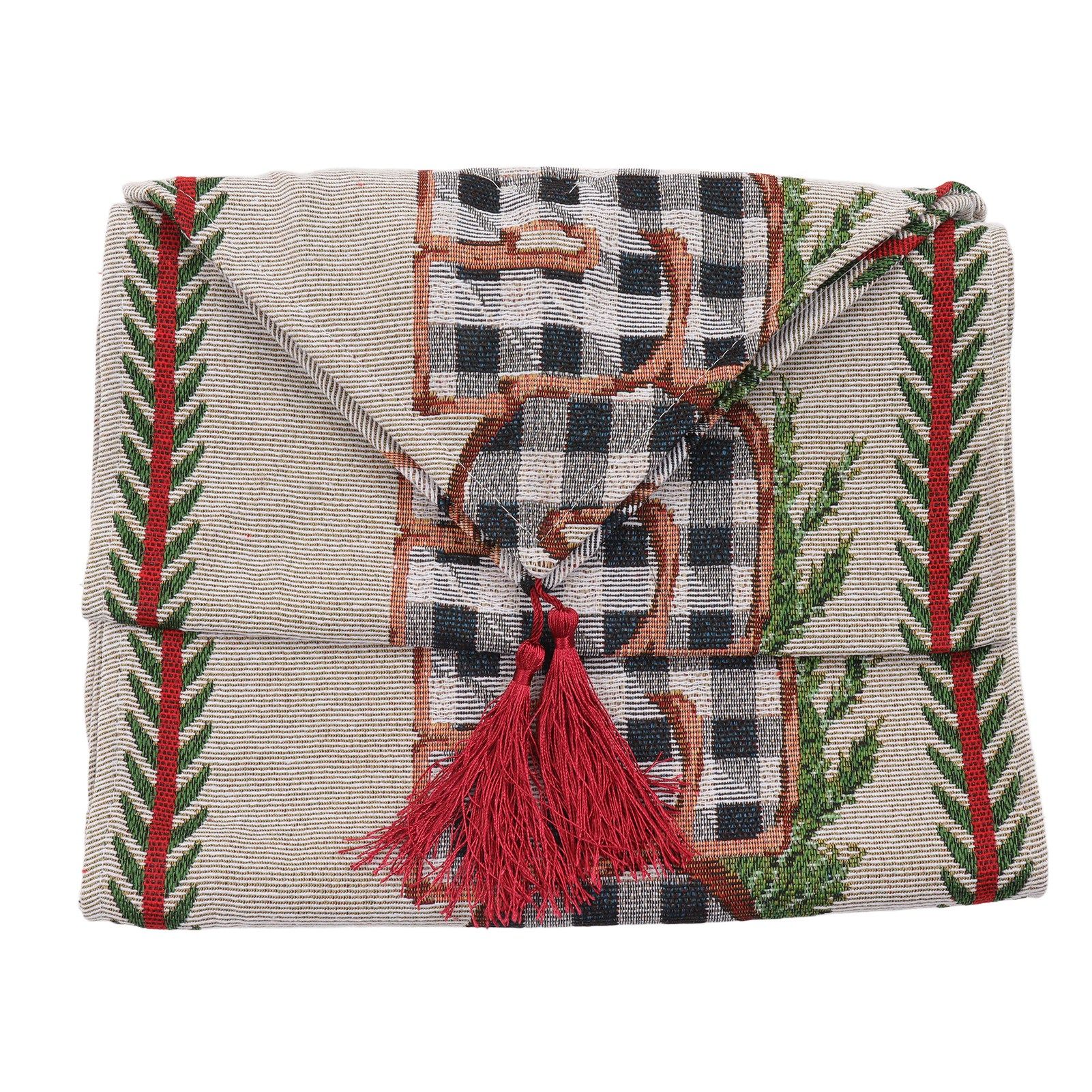 Christmas Table Runner Reusable Washable 1.8m Long Knitted Fabric Table Runner view 4
