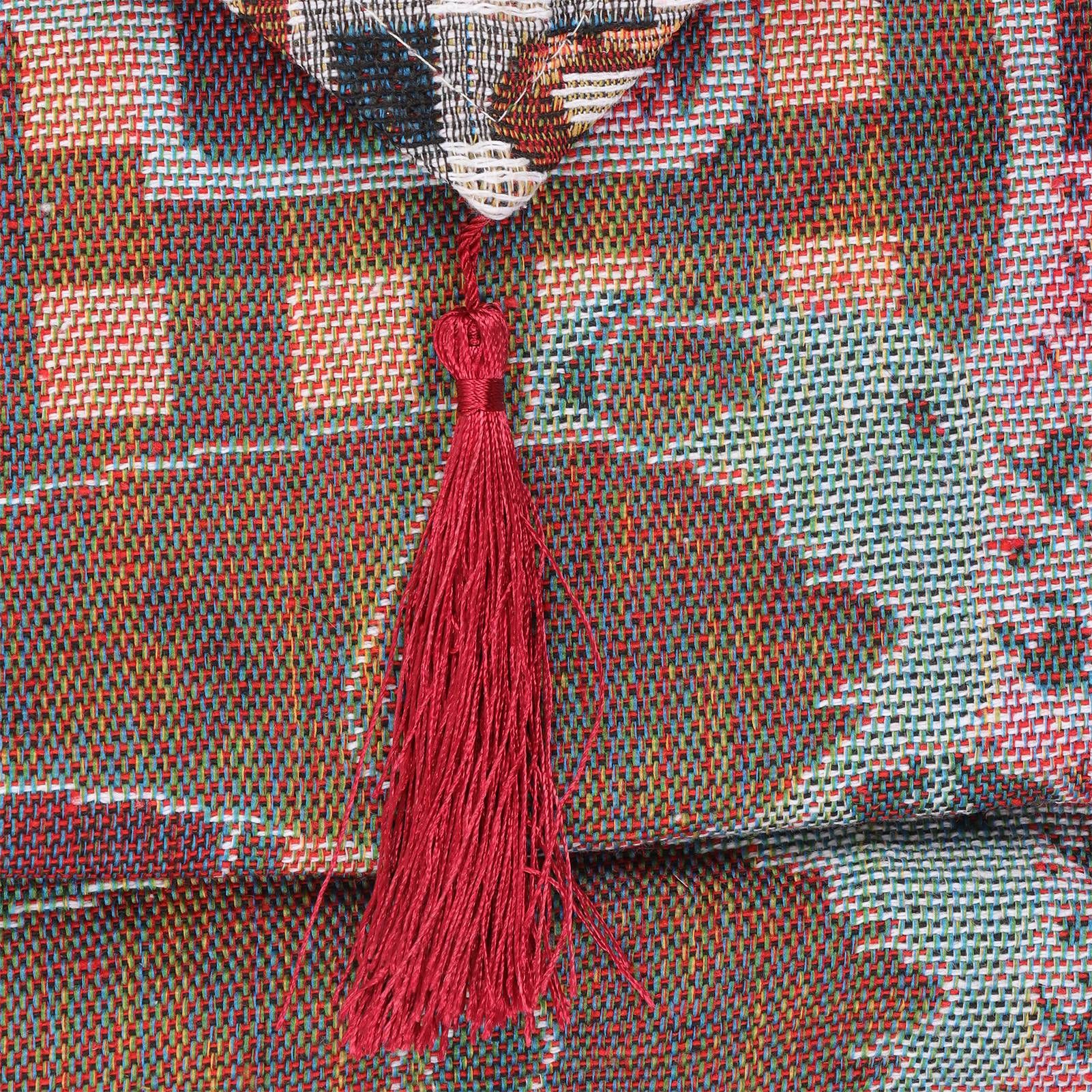 Christmas Table Runner Reusable Washable 1.8m Long Knitted Fabric Table Runner view 14