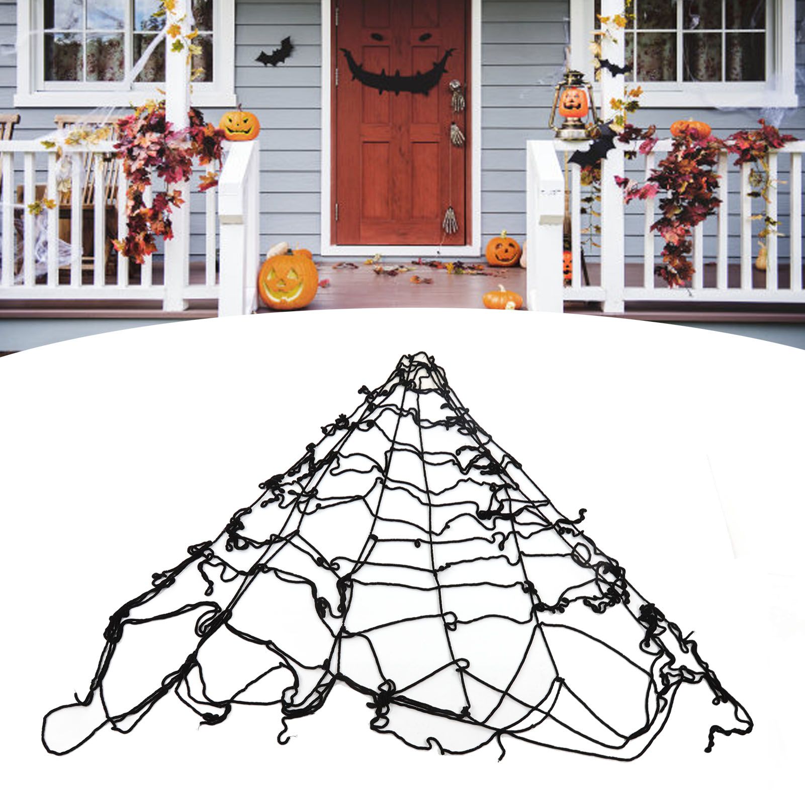 5x5m Spider Web Halloween Decoration Spooky Halloween Party Decorative Cobwebs view 12