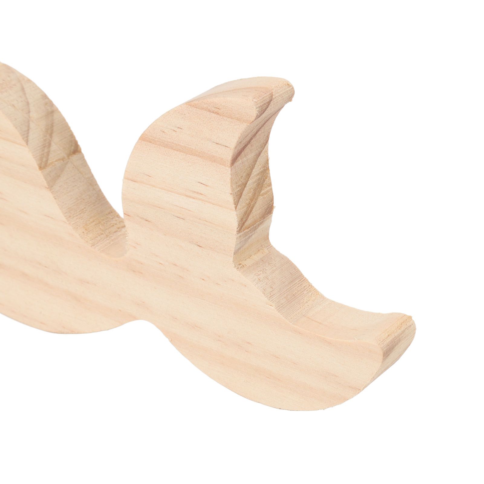 3 Pcs Fish Wood DIY Crafts Whale Tail Ornaments Whale Crafts for Childrens view 13