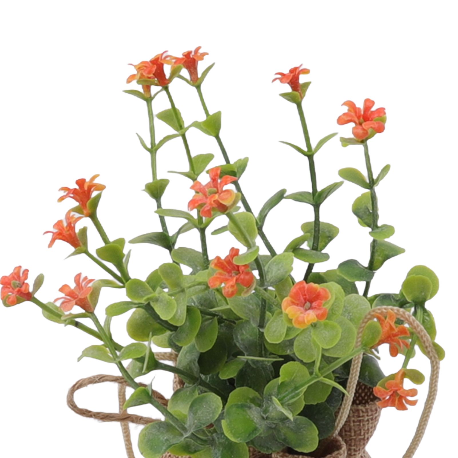 Love Hanging Flower Basket Plastic and Linen Hanging Artificial Flower for view 13