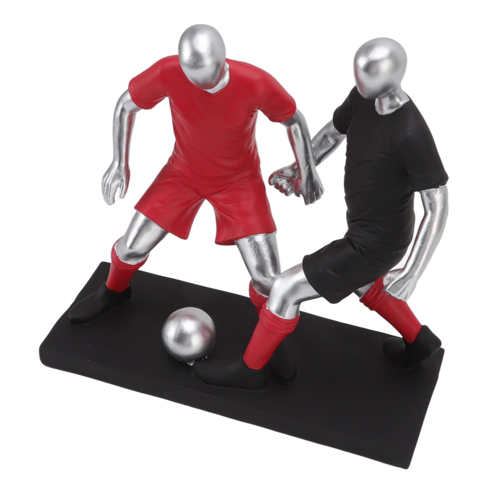 Resign Football Player Statue Soccer Sculpture Figurine Football Statue Decor view 6
