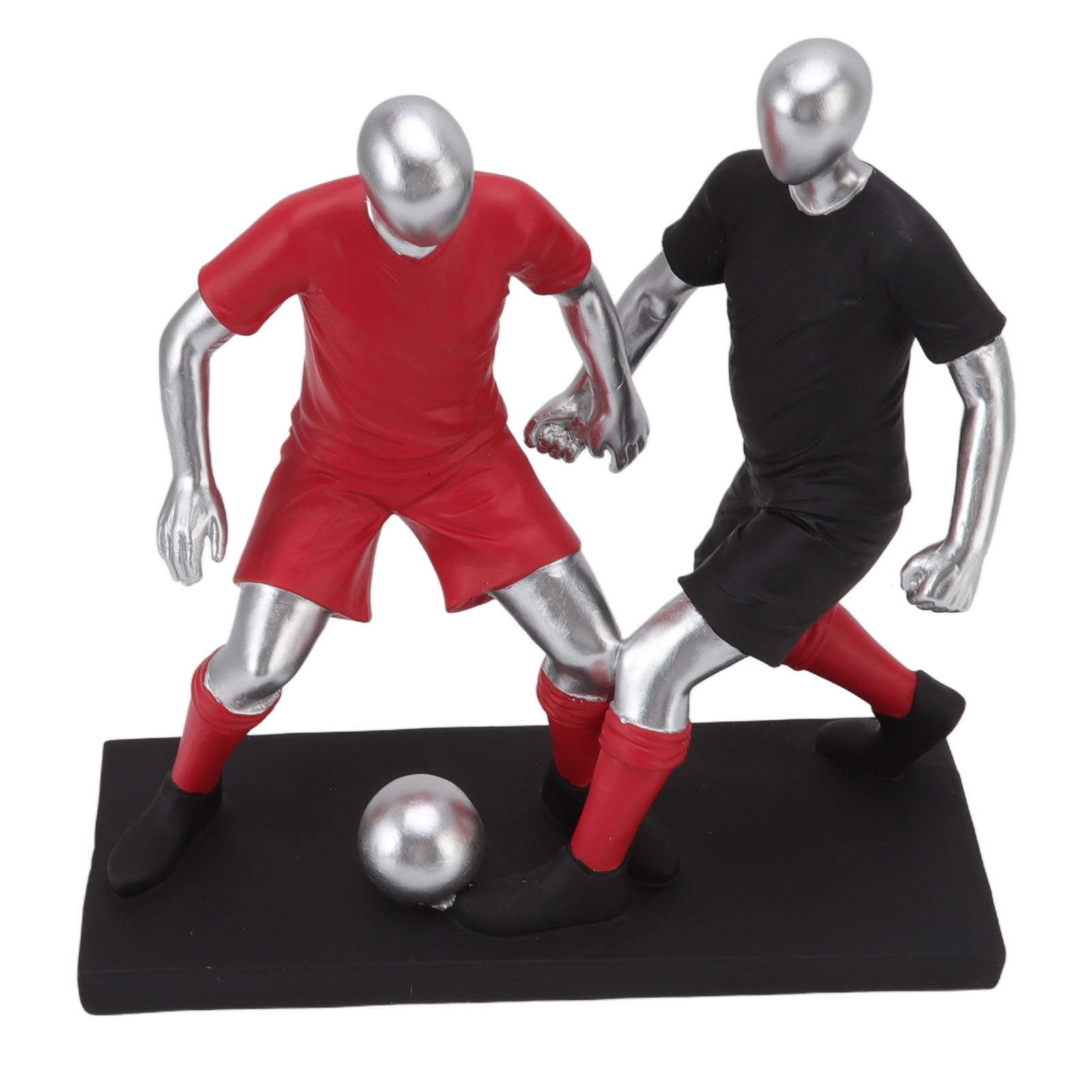 Resign Football Player Statue Soccer Sculpture Figurine Football Statue Decor view 7