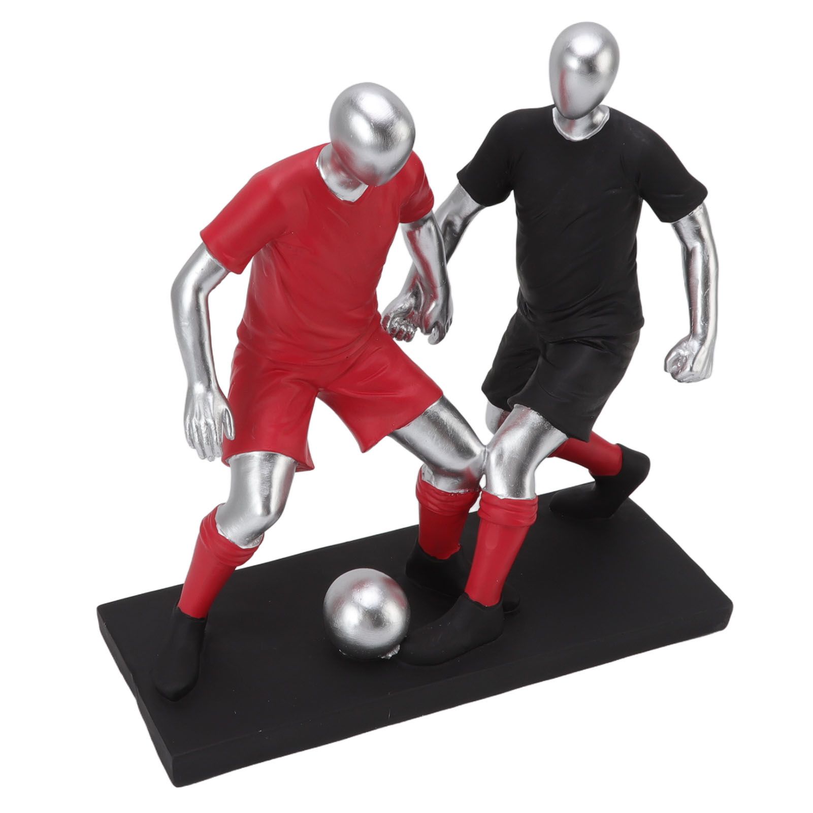 Resign Football Player Statue Soccer Sculpture Figurine Football Statue Decor view 8