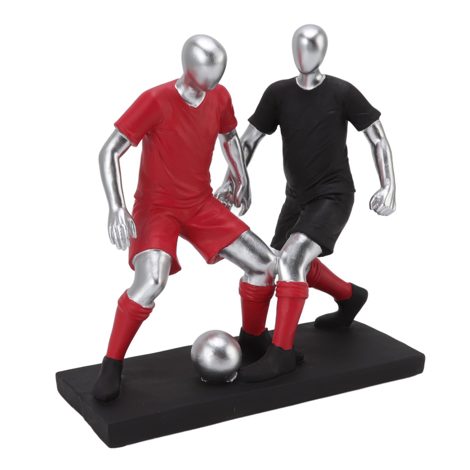Resign Football Player Statue Soccer Sculpture Figurine Football Statue Decor view 9