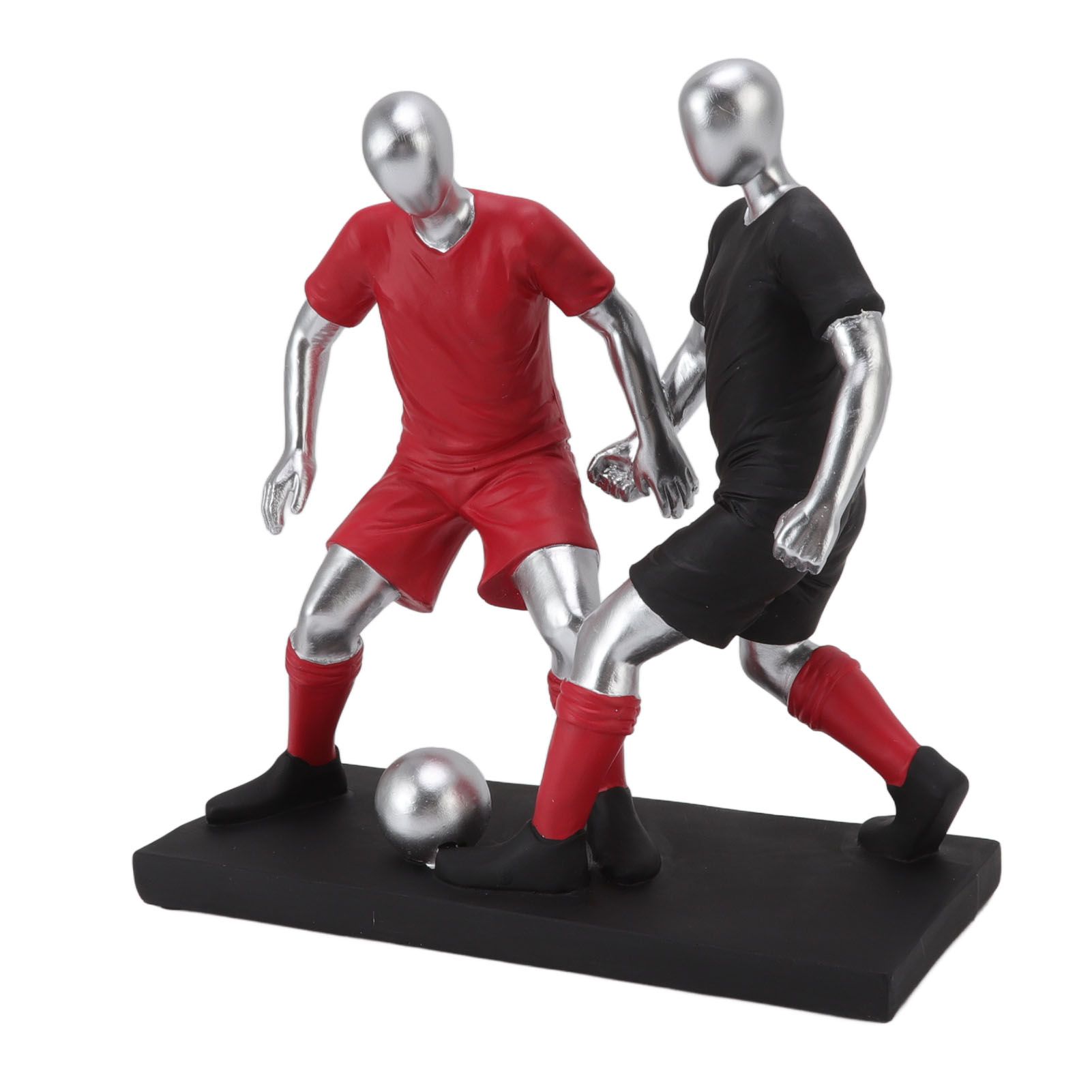 Resign Football Player Statue Soccer Sculpture Figurine Football Statue Decor view 10