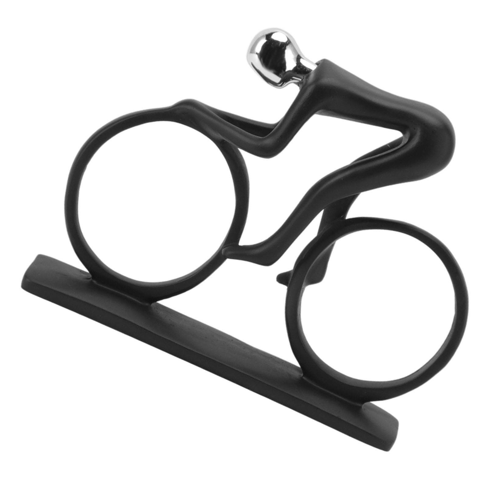 Cycling Ornament Resin Simple Streamlined Appearance Desktop Decoration for TV view 4
