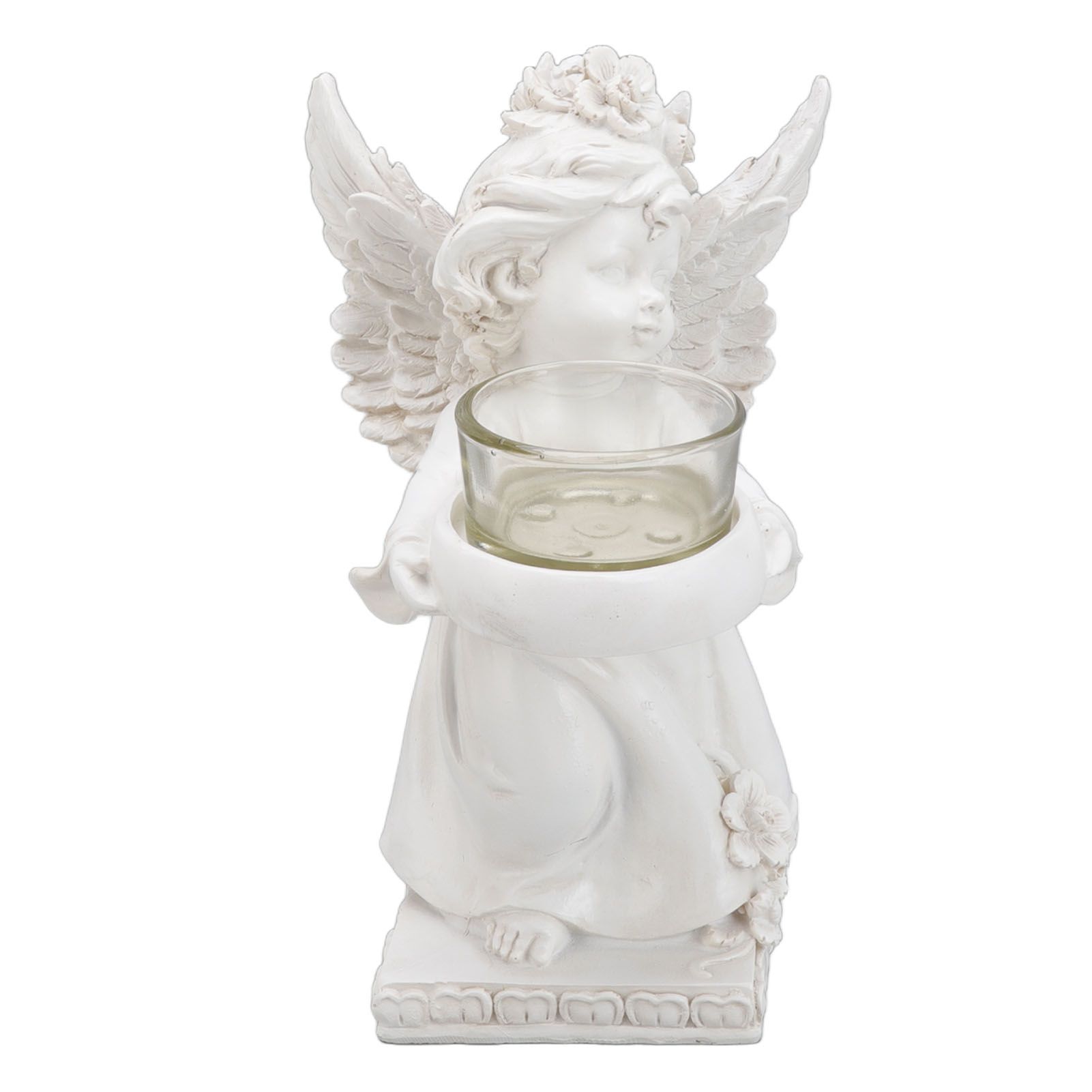 Angel Candle Holder Decorative Lightweight Robust Desktop Ambient Resin Candle view 5