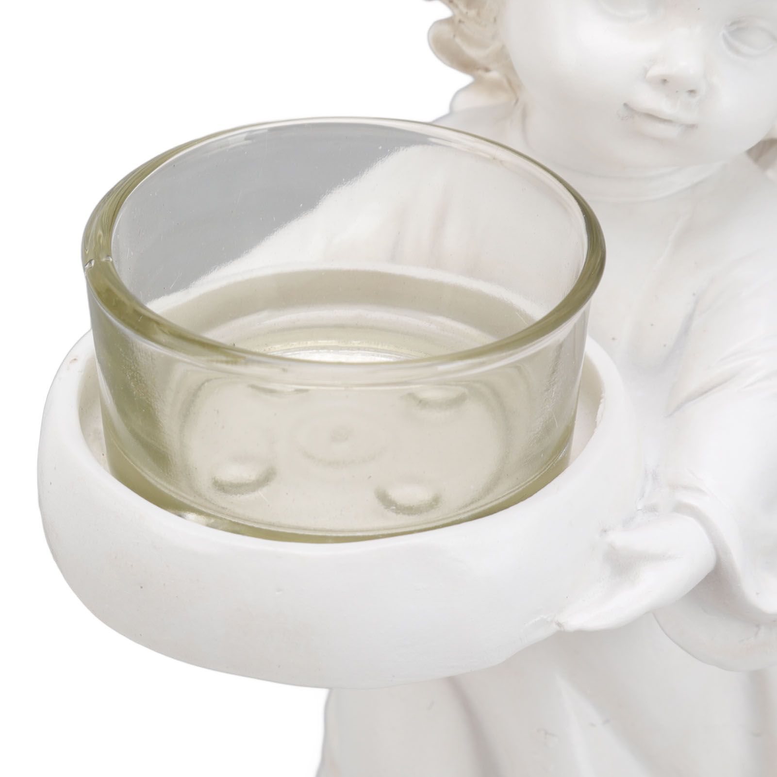 Angel Candle Holder Decorative Lightweight Robust Desktop Ambient Resin Candle view 15