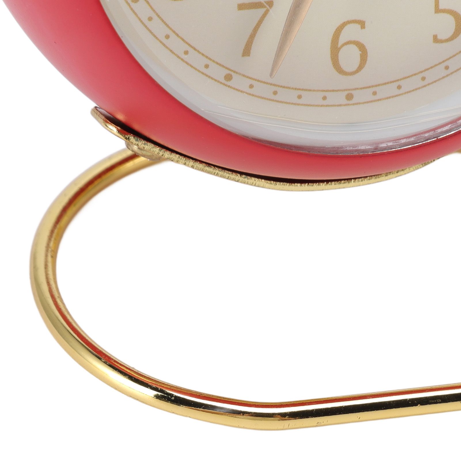 Retro Alarm Clock Silent Decorative Round Ring Base Small Quartz Alarm Clock view 15