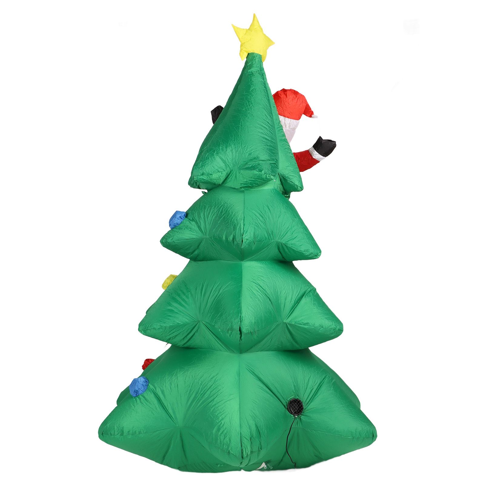 Dog Bite Old Man's Christmas Tree LED Growing Inflatable Christmas Tree for view 9