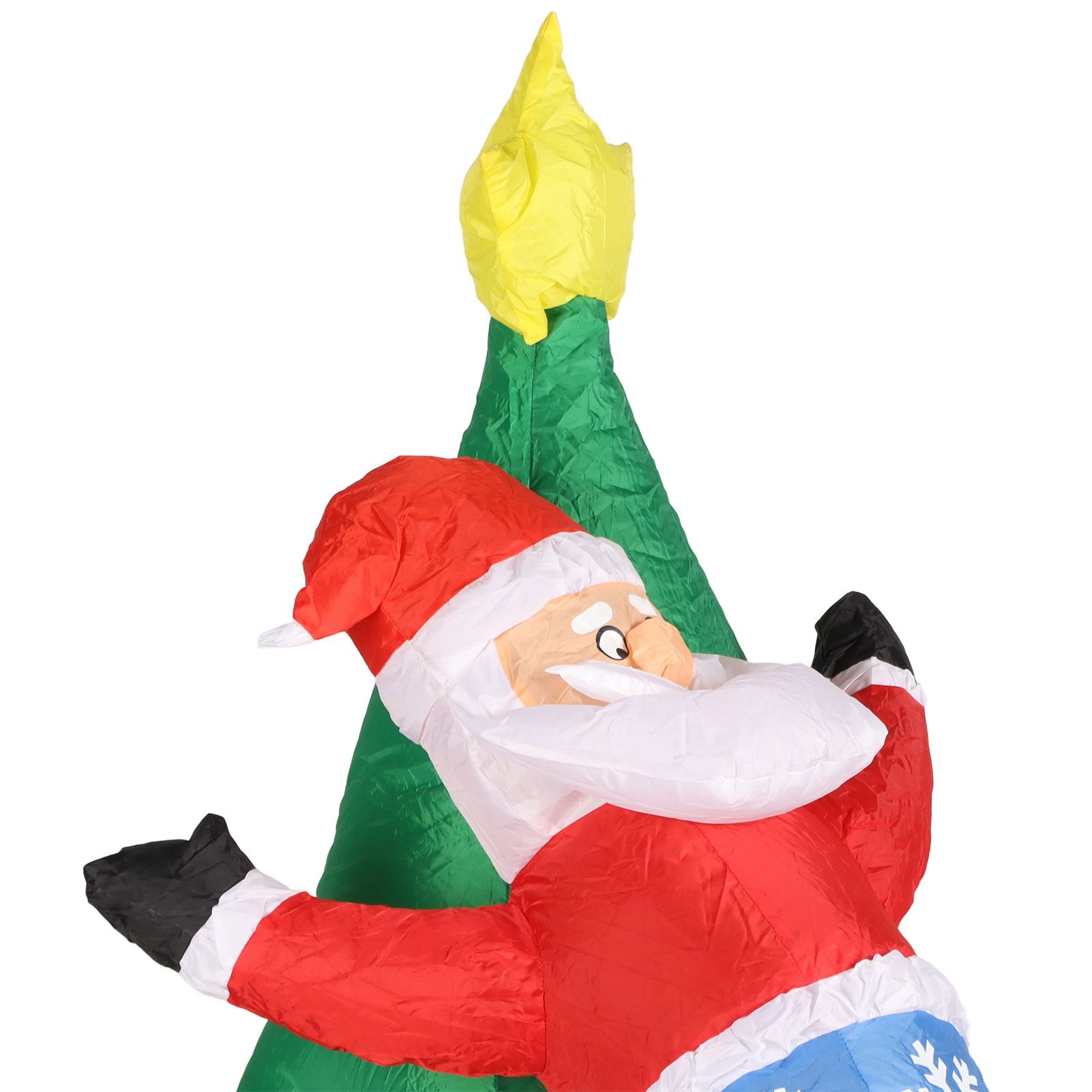 Dog Bite Old Man's Christmas Tree LED Growing Inflatable Christmas Tree for view 13