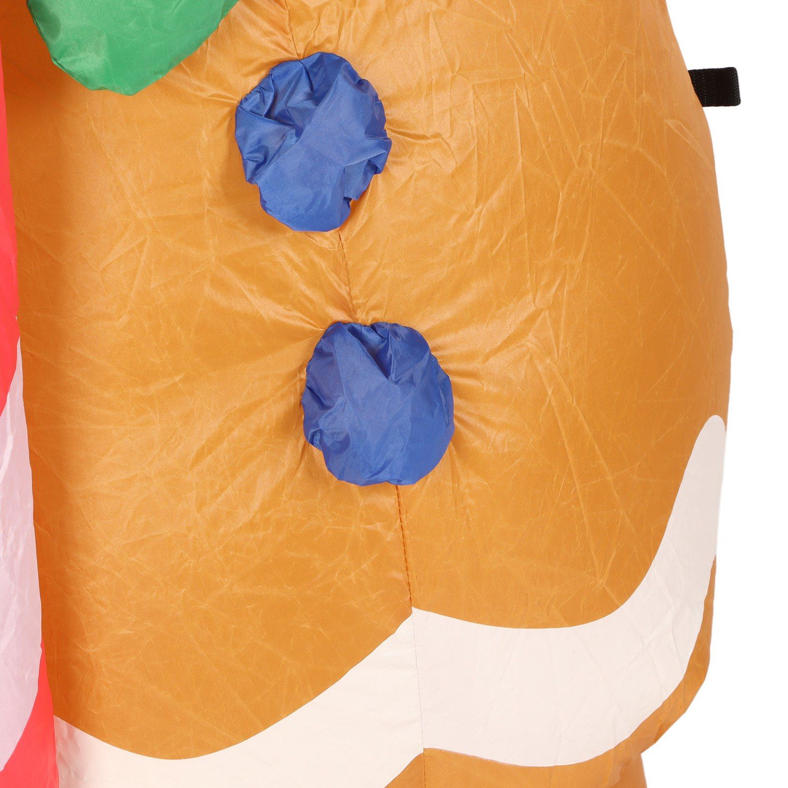 1.5m Height Christmas Inflatables Gingerbread Man with Candy Canes Blow Up view 14