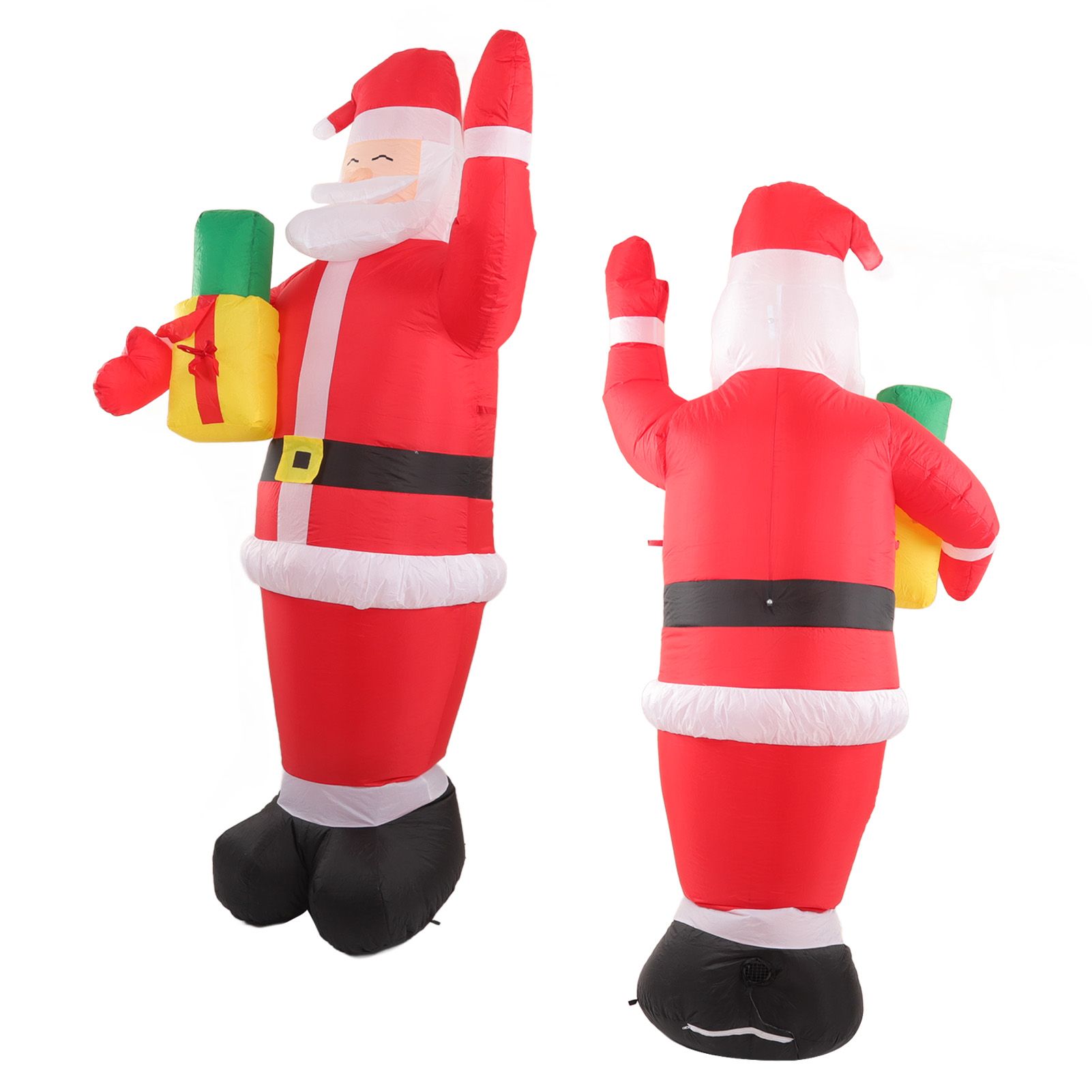 Inflatable Christmas Old Man Model with Gift Bag in Hand LED Growing view 9