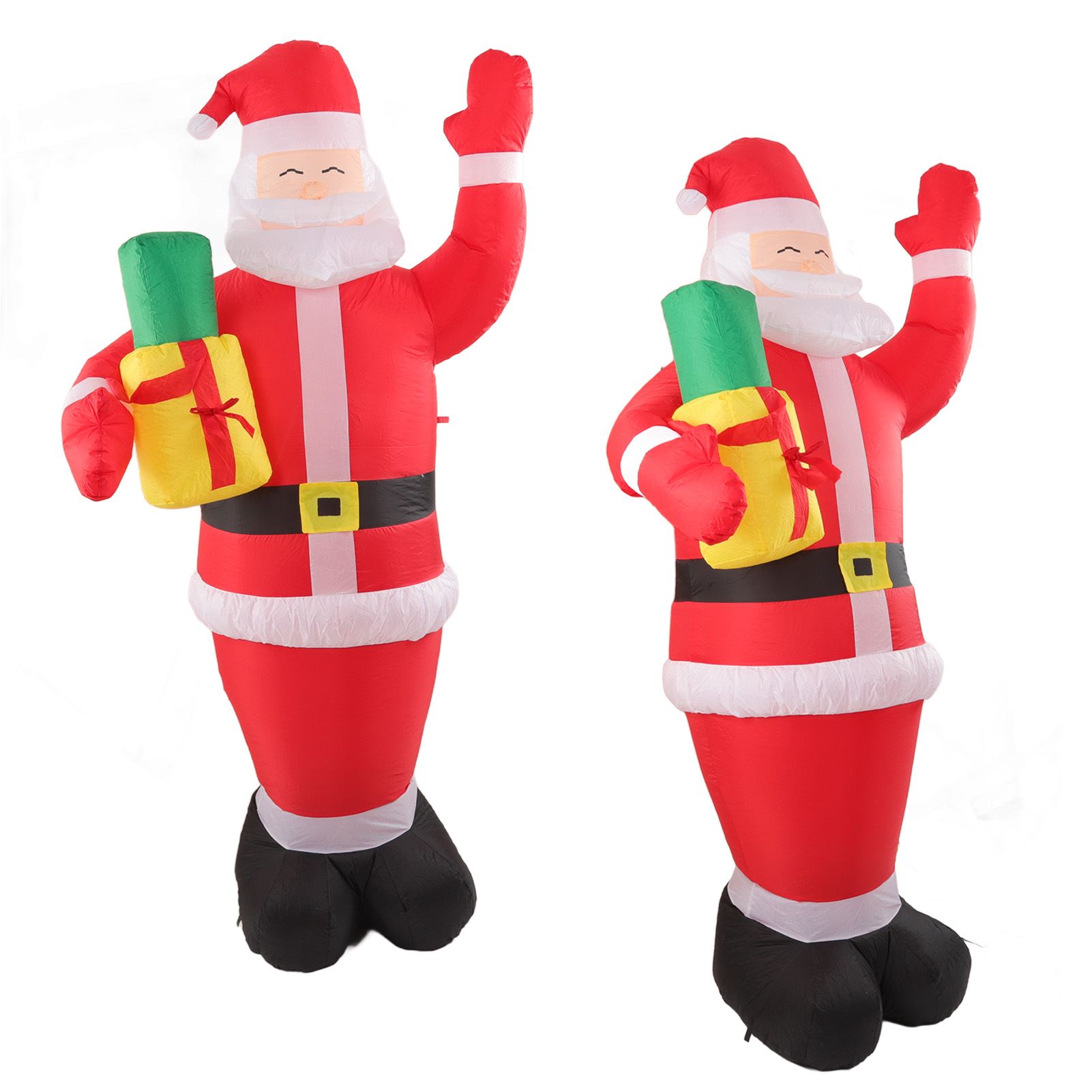 Inflatable Christmas Old Man Model with Gift Bag in Hand LED Growing view 10