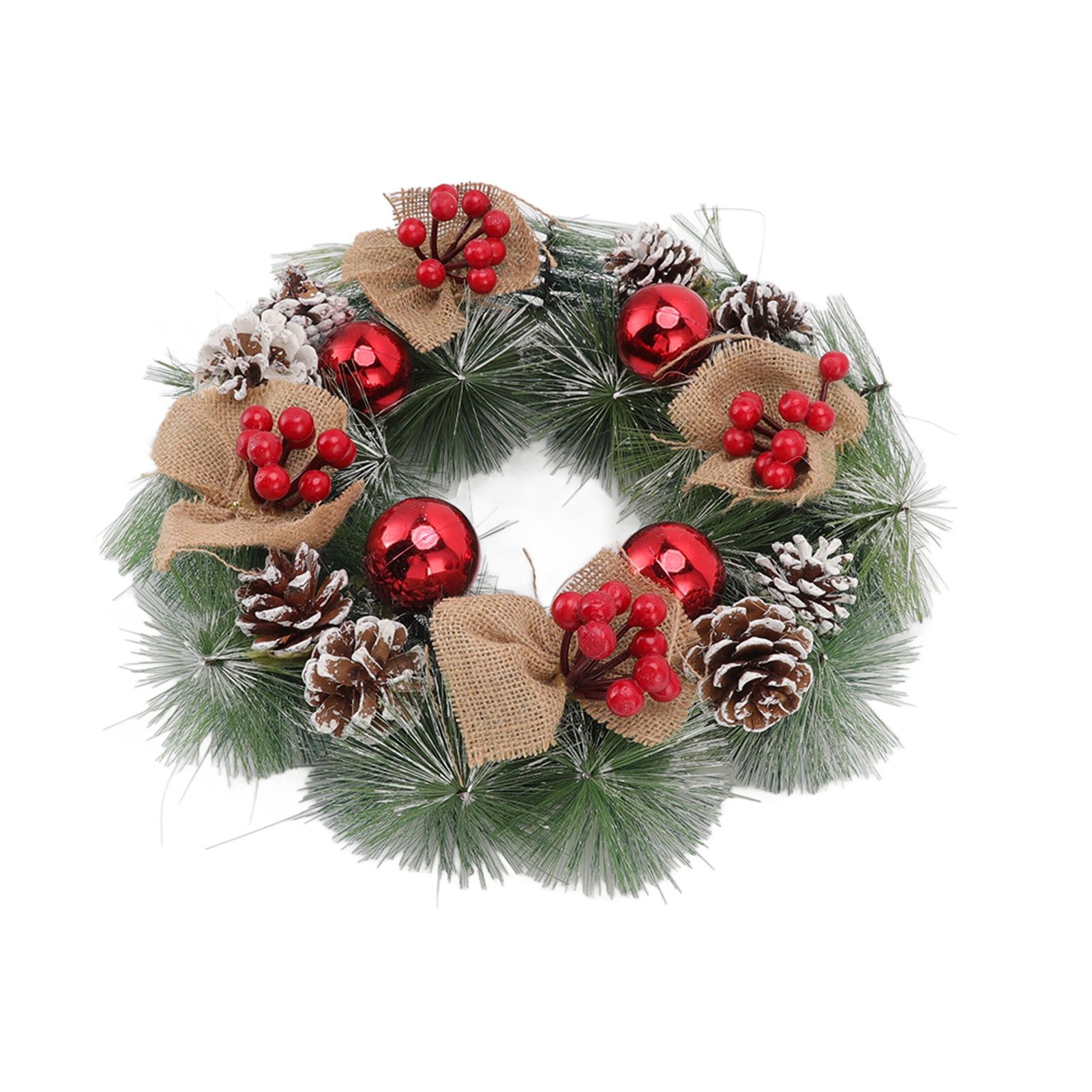 Christmas Garland Vivid Lifelike Pine Needles Christmas Decorative Garland for view 2