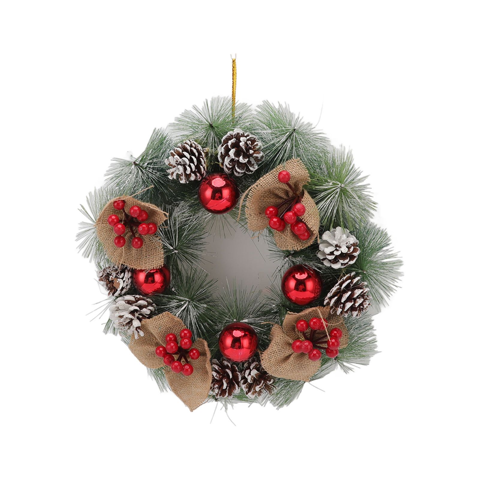 Christmas Garland Vivid Lifelike Pine Needles Christmas Decorative Garland for view 5