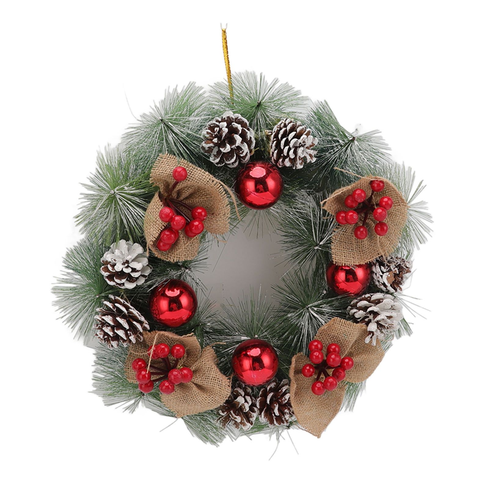 Christmas Garland Vivid Lifelike Pine Needles Christmas Decorative Garland for view 7