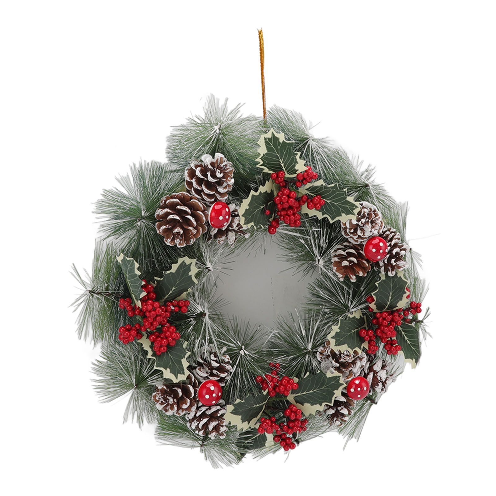 Christmas Garland Vivid Lifelike Pine Needles Christmas Decorative Garland for view 3