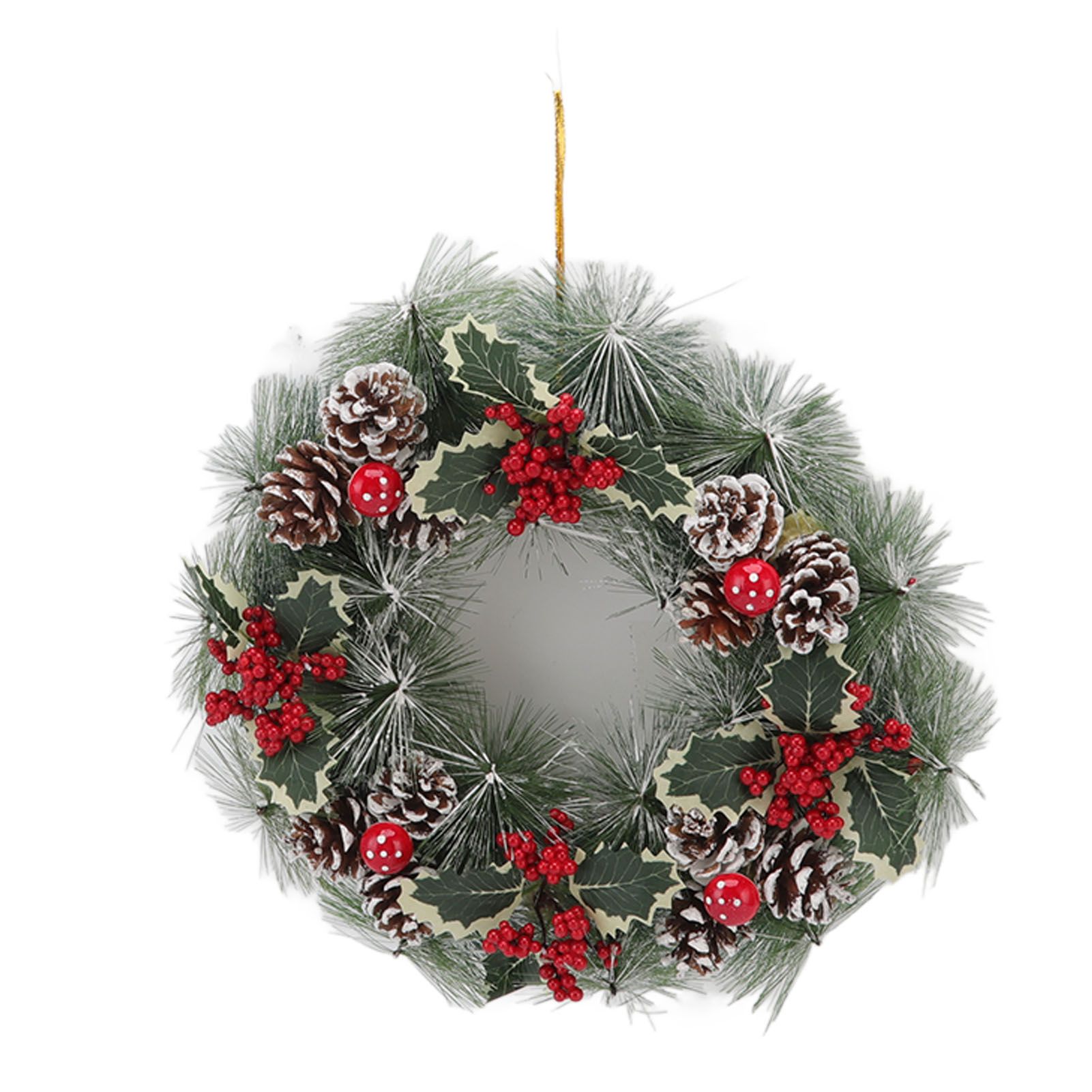 Christmas Garland Vivid Lifelike Pine Needles Christmas Decorative Garland for view 5