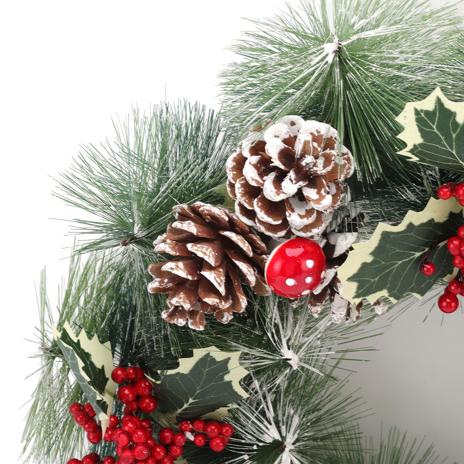 Christmas Garland Vivid Lifelike Pine Needles Christmas Decorative Garland for view 15