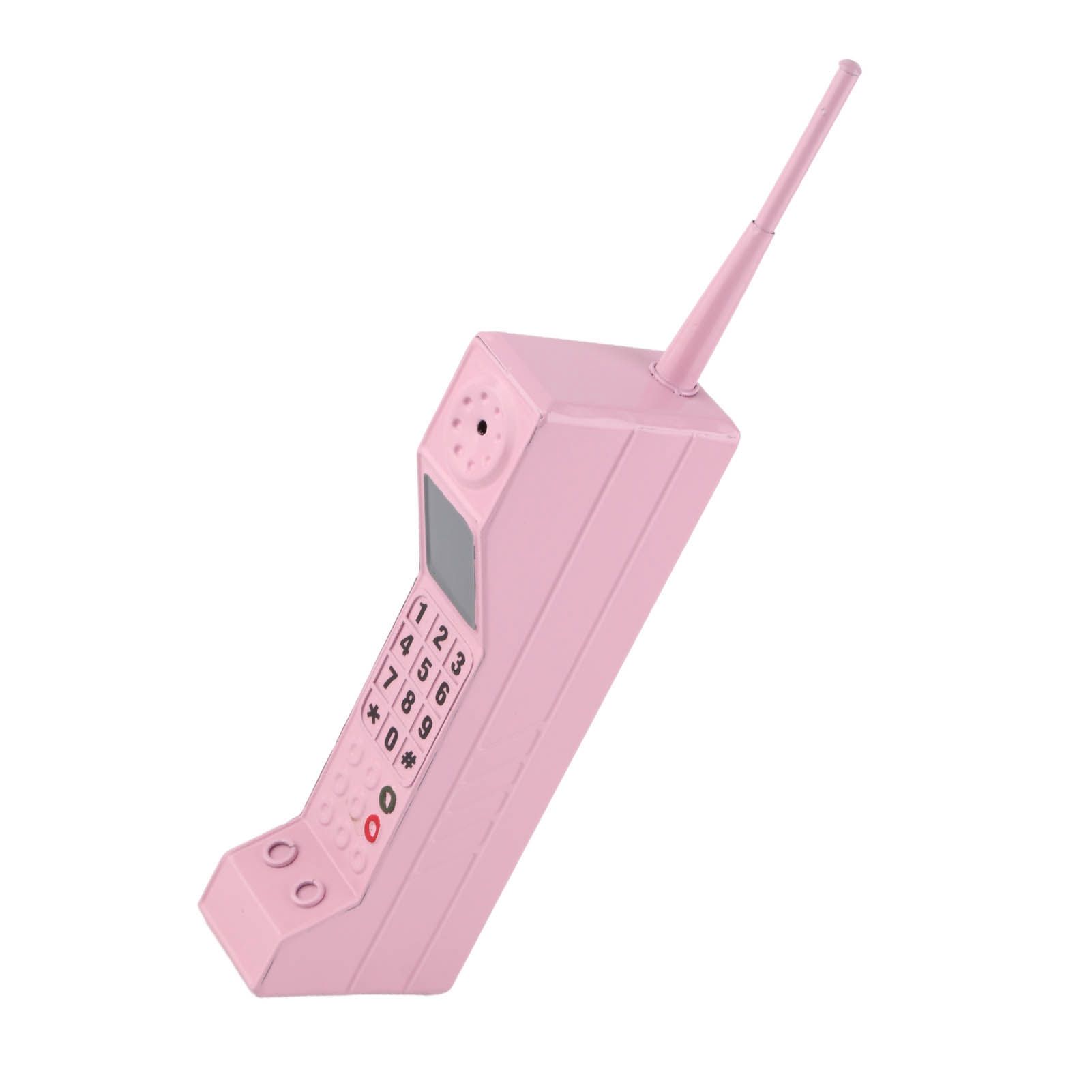 Retro Cell Phone Ornament Iron Material Vivid Lightweight Portable Decorative view 7