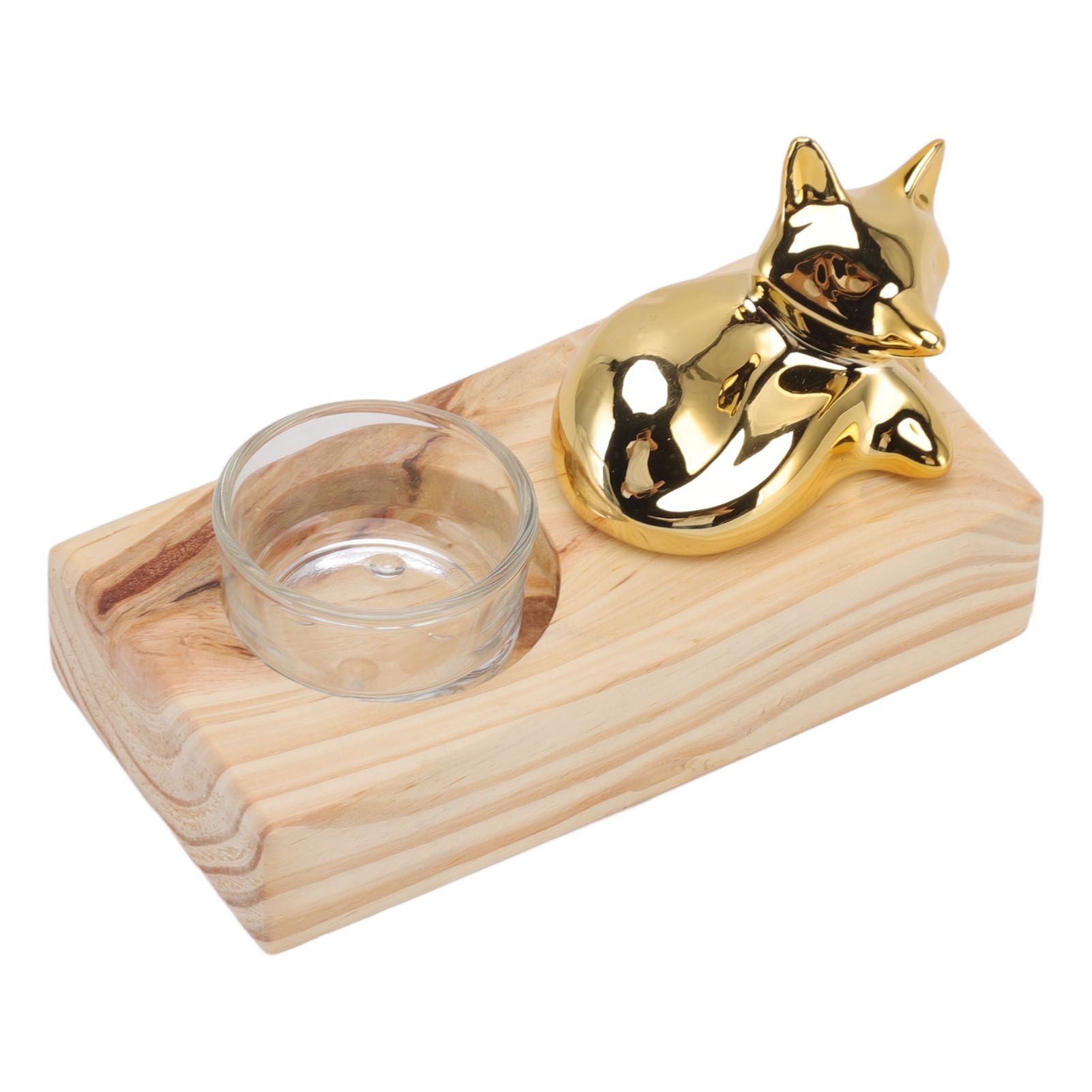 Candle Holder Decor Nordic Wooden Ceramic Glass Household Party Bedroom view 7