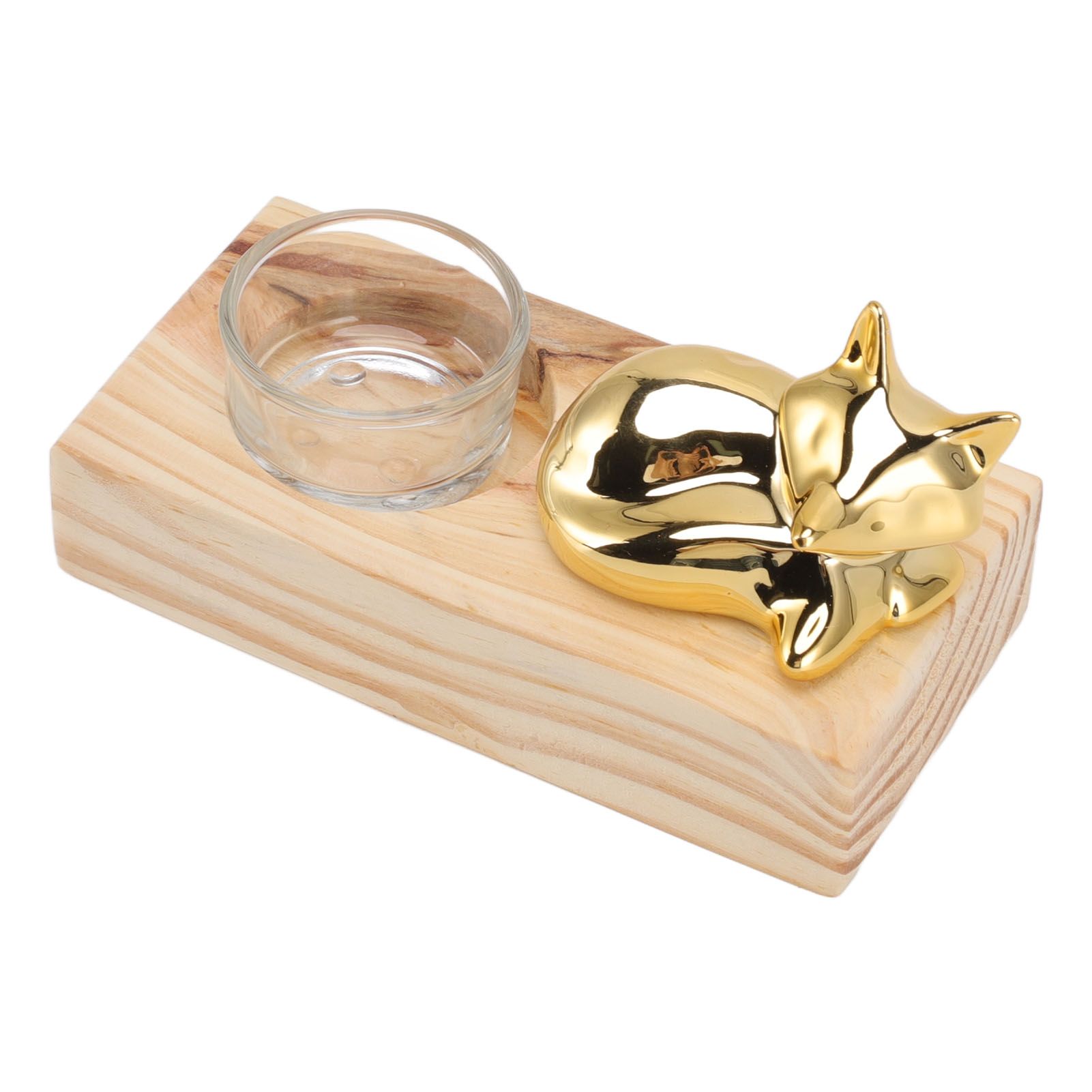 Candle Holder Decor Nordic Wooden Ceramic Glass Household Party Bedroom view 8