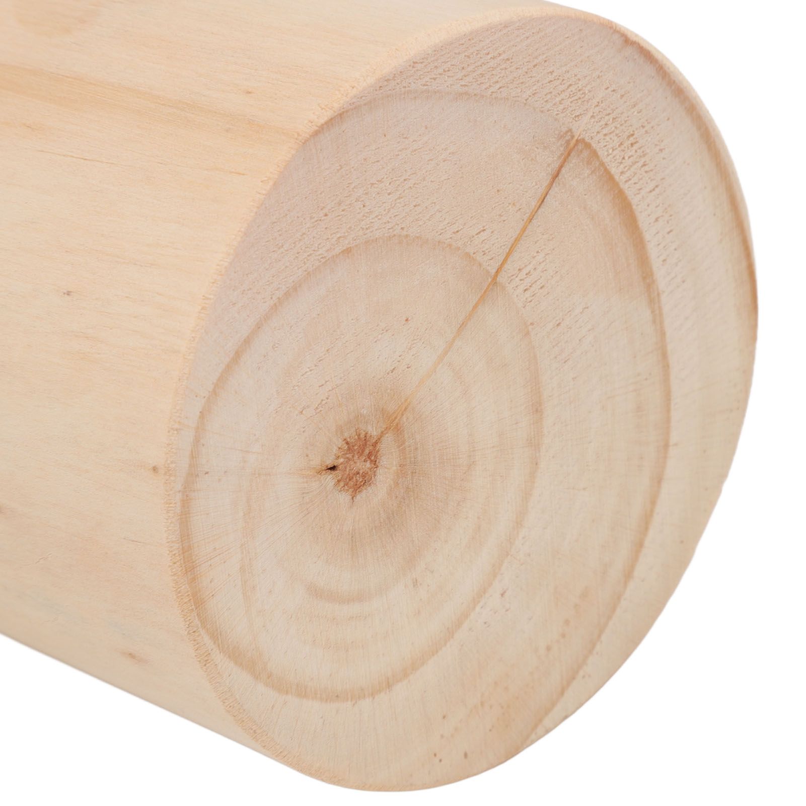 3Pcs Wooden Candle Cup Holders Low Medium High Simple Wooden Candlestick for view 13