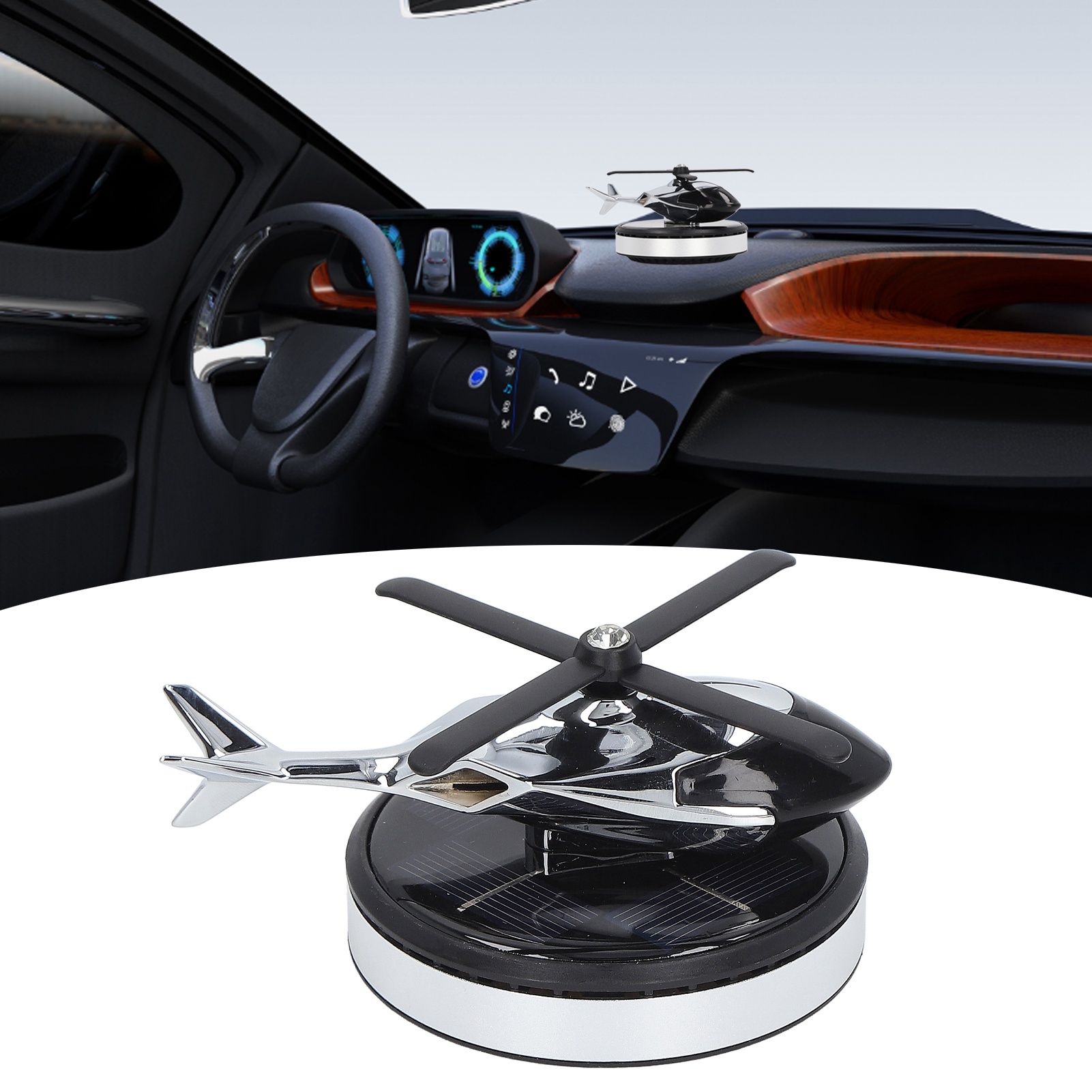 Car Fragrance Pleasant Air Removable Portable Delicate Decorative Solar Home view 12