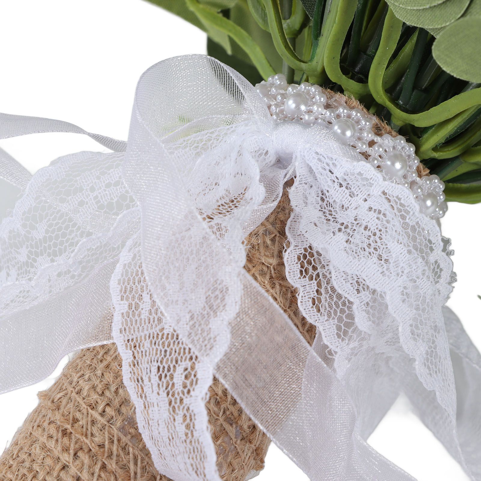 Holding Flowers Artificial Lifelike Modern Elegant Decorative Bridal Bouquet view 14