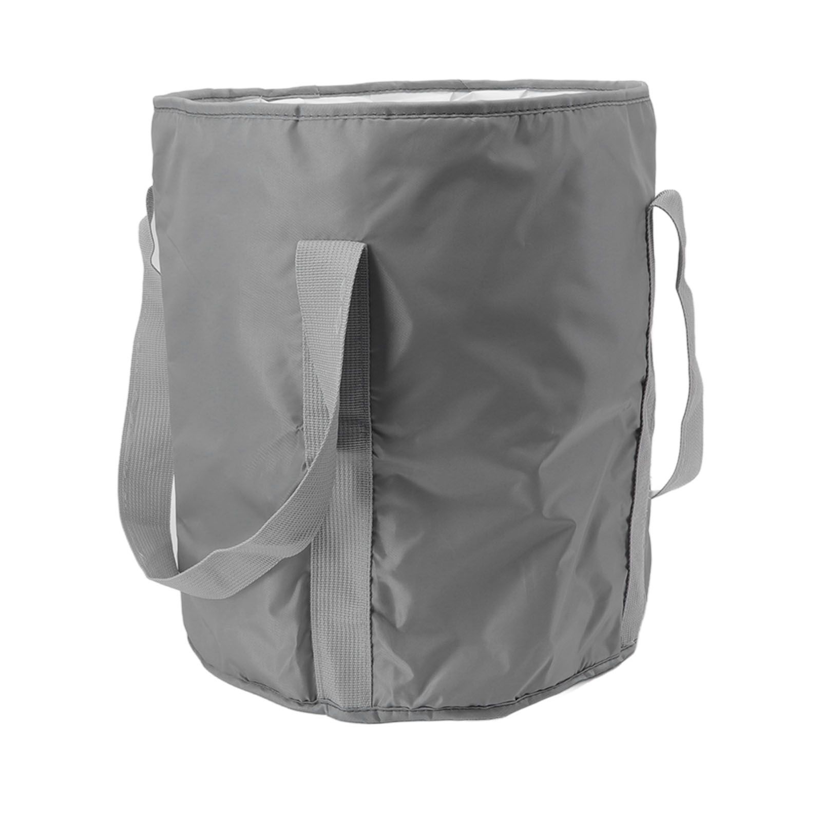 Foldable Foot Tub Polyester Double Layer Collapsible Camping Bucket with view 5