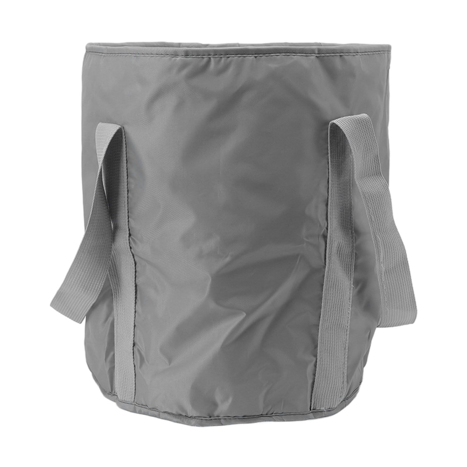 Foldable Foot Tub Polyester Double Layer Collapsible Camping Bucket with view 7