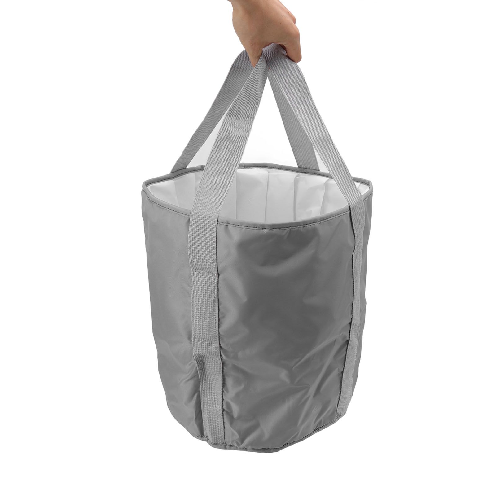 Foldable Foot Tub Polyester Double Layer Collapsible Camping Bucket with view 10