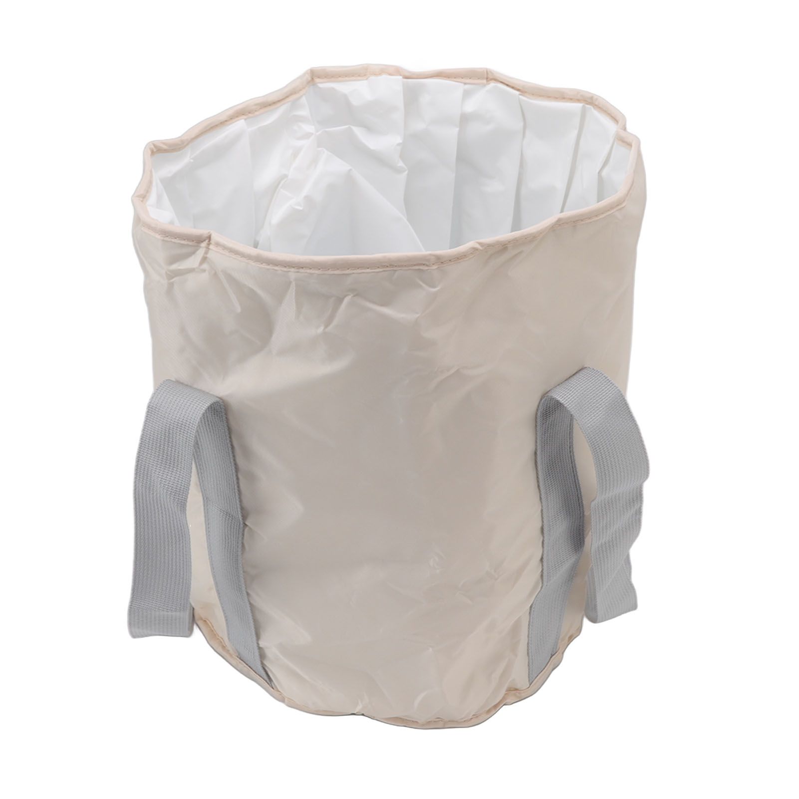Foldable Foot Tub Polyester Double Layer Collapsible Camping Bucket with view 2